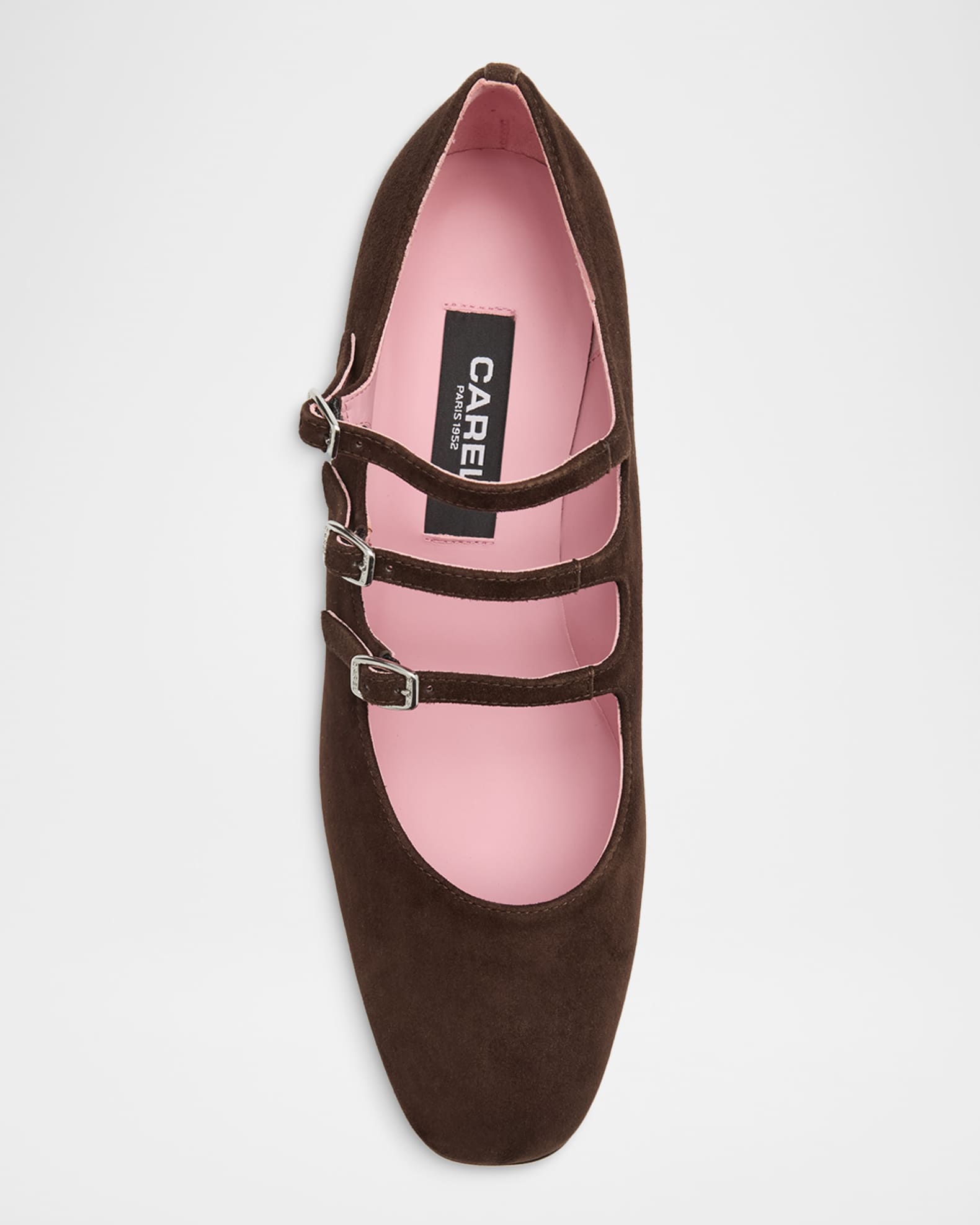 CAREL Ariana Suede Ballerina Pumps | Neiman Marcus