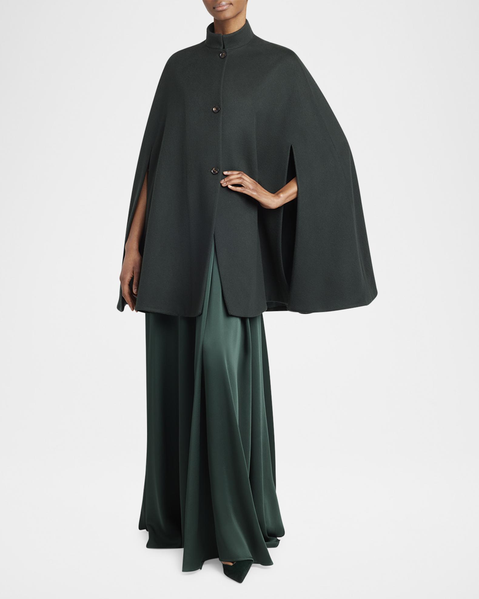 Kiton Cashmere Button-Front Cape | Neiman Marcus