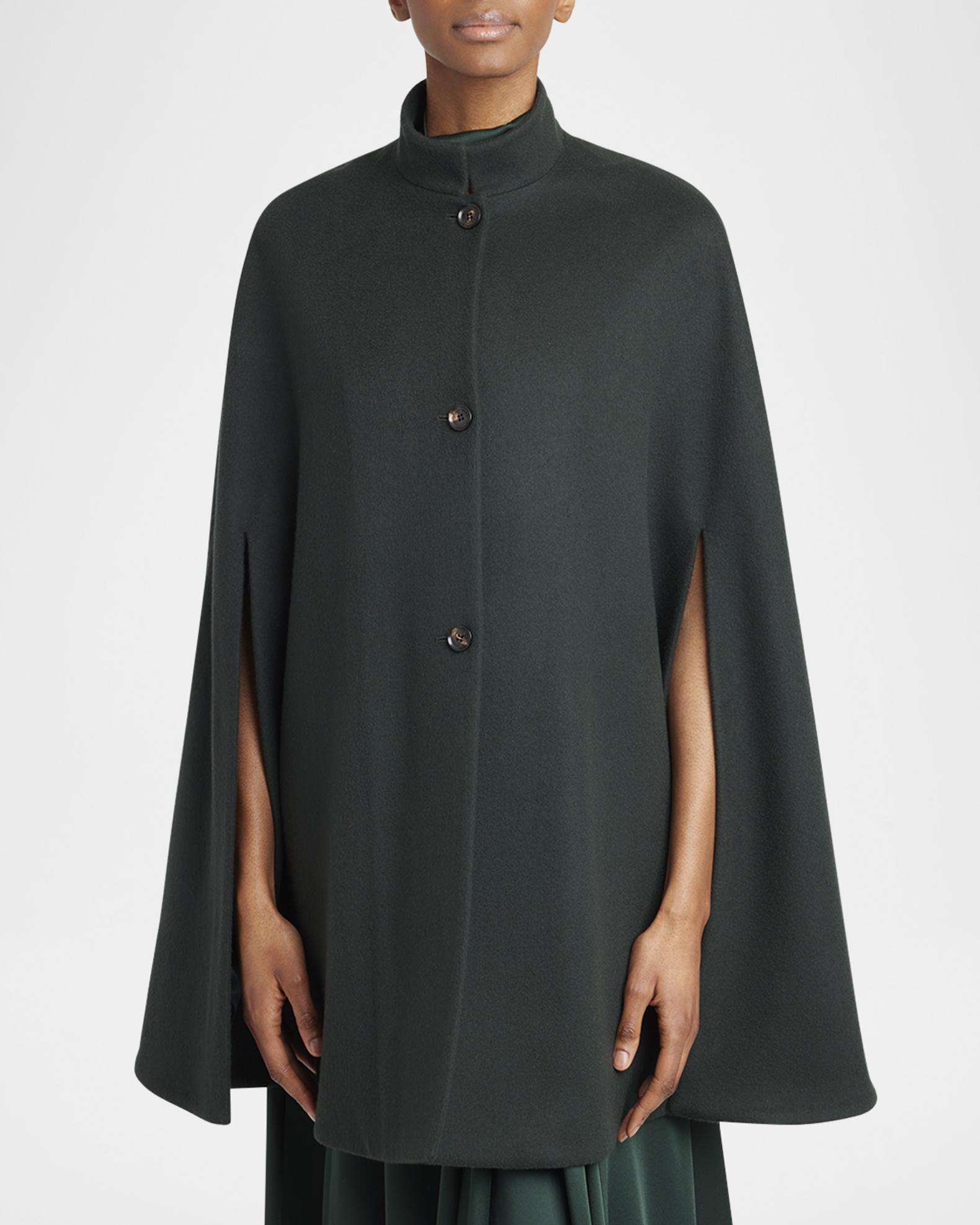 Kiton Cashmere Button-Front Cape | Neiman Marcus