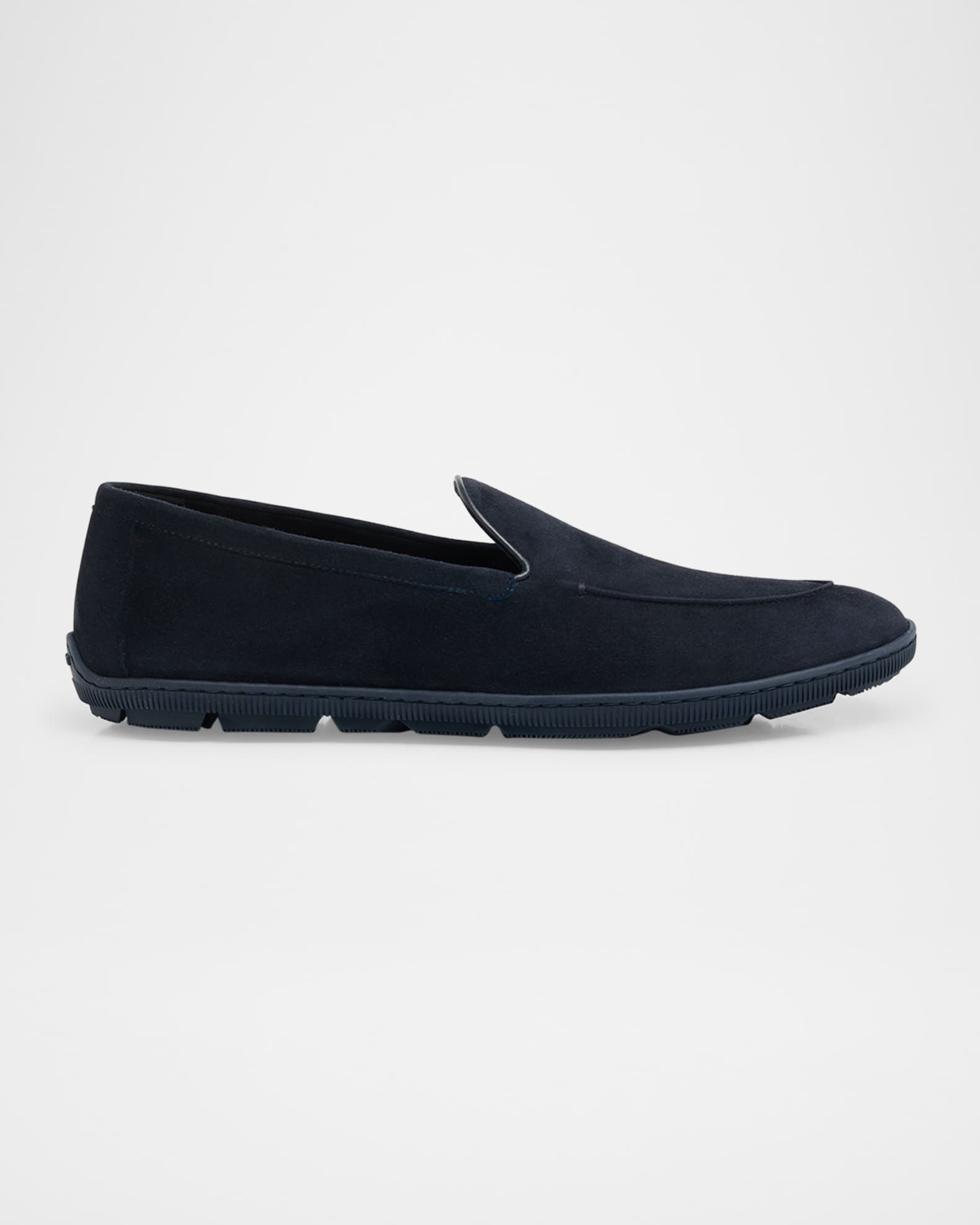 Giorgio Armani Men's Suede Sneaker Loafers | Neiman Marcus