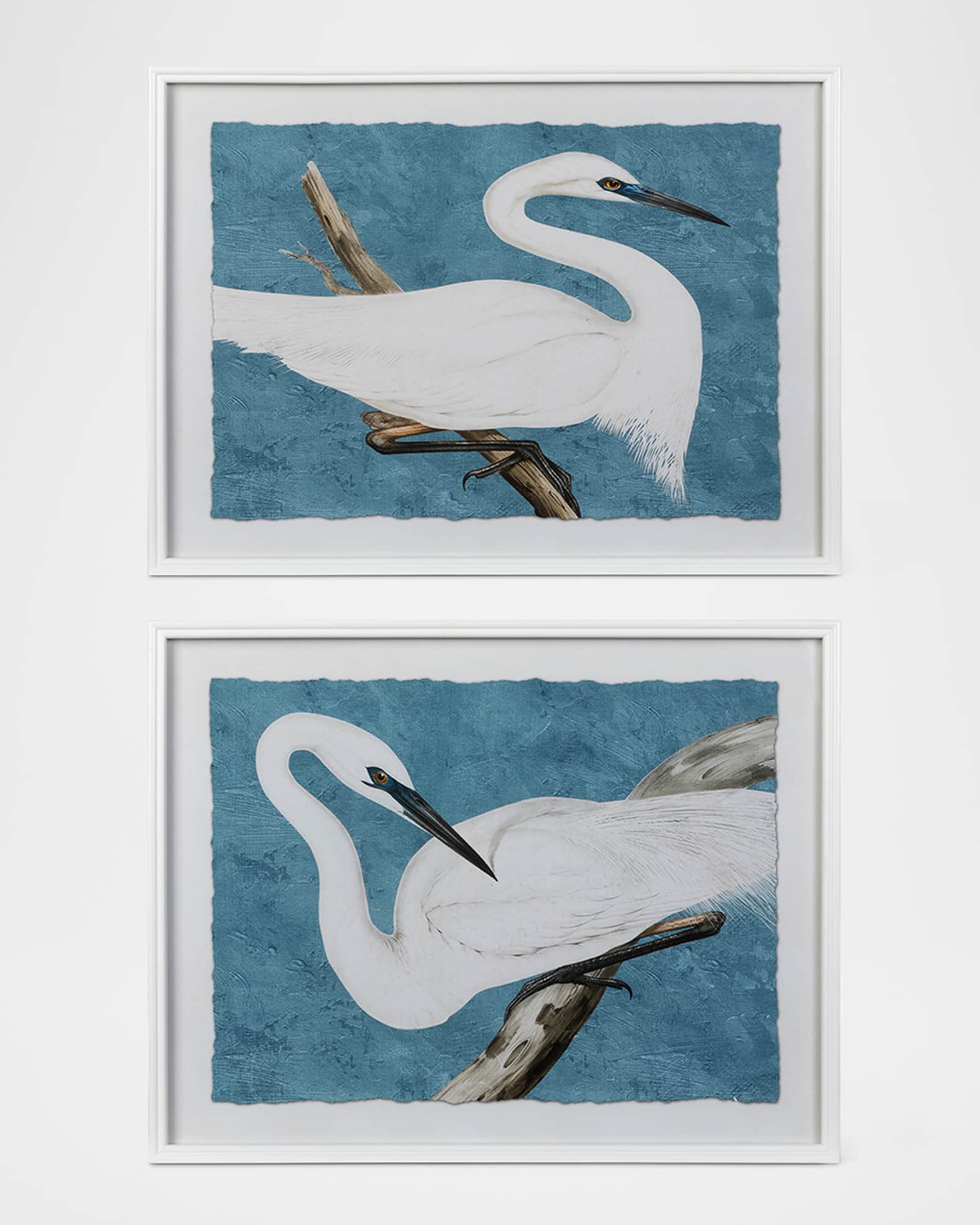 "Serene Swan" Framed Wall Art, Set of 2 0