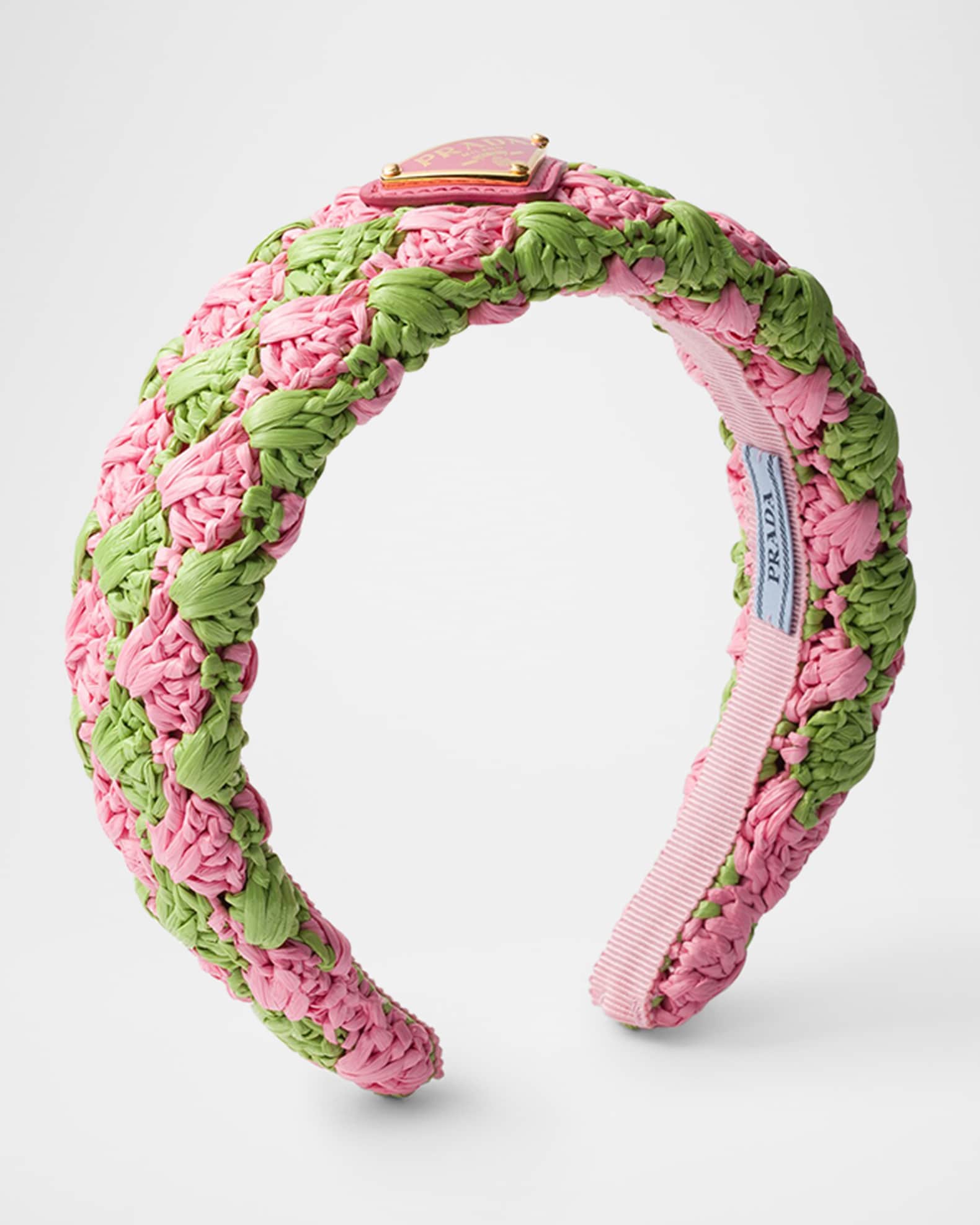 PRADA＊Crochet headband クロッシェ カチューシャ＊送料込 PRADA＊Crochet headband クロッシェ カチューシャ＊送料込