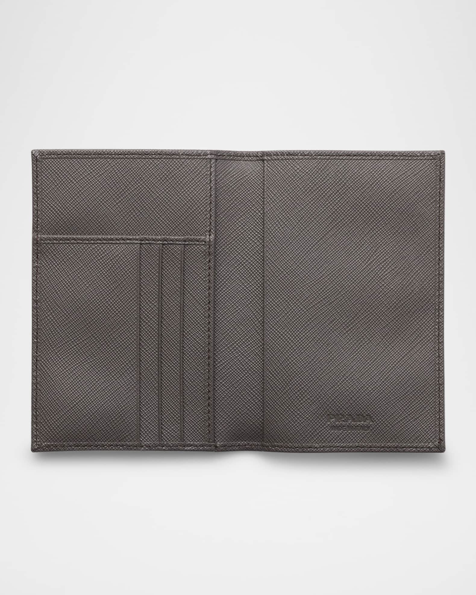 Prada Saffiano Leather Passport Holder | Neiman Marcus