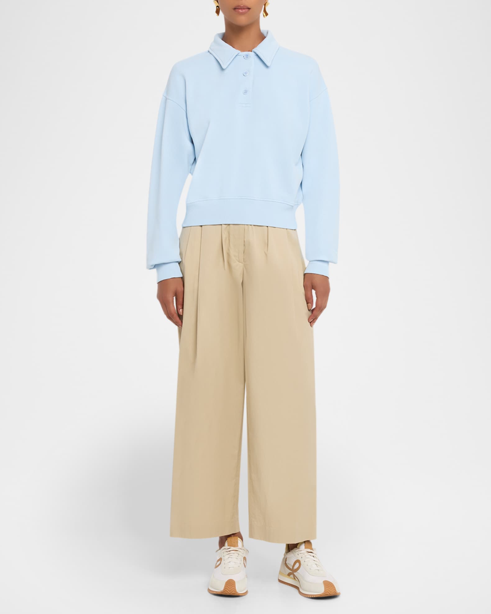 JW Anderson Polo Sweatshirt | Neiman Marcus