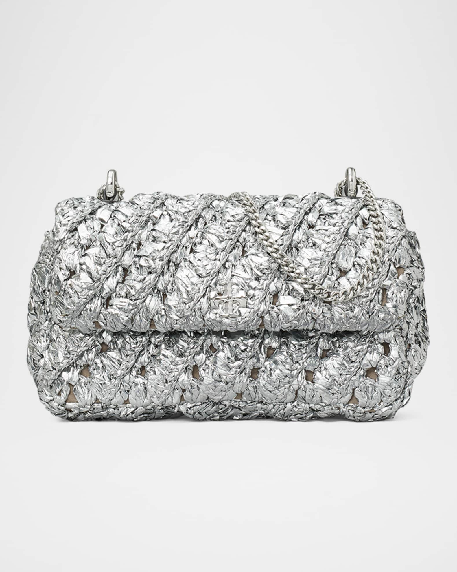 韓国 ファッション通販 Tory Burch Kira Metallic Crochet Mini Crossbody Bag | Neiman ジャケット・アウター