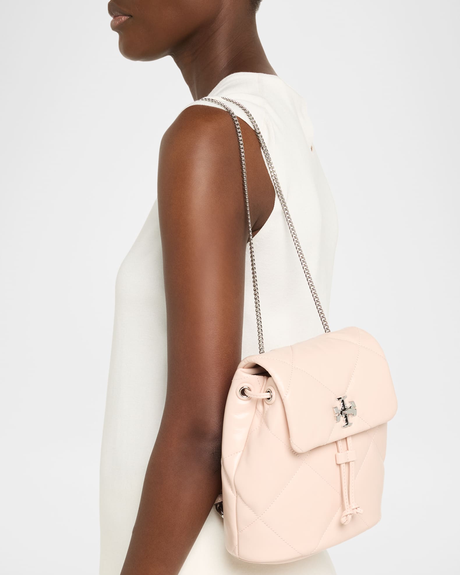 Tory Burch Kira Diamond Quilted Mini Backpack | Neiman Marcus