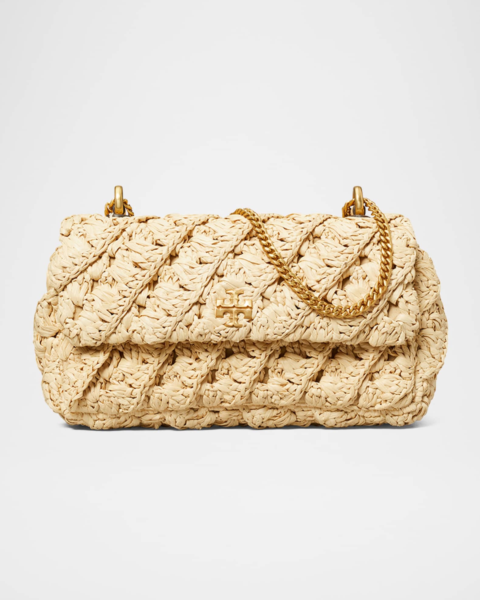 在庫一掃セール売れ筋ランキング Burch Tory Kira Bag Shoulder Flap Mini Raffia Crochet バッグ
