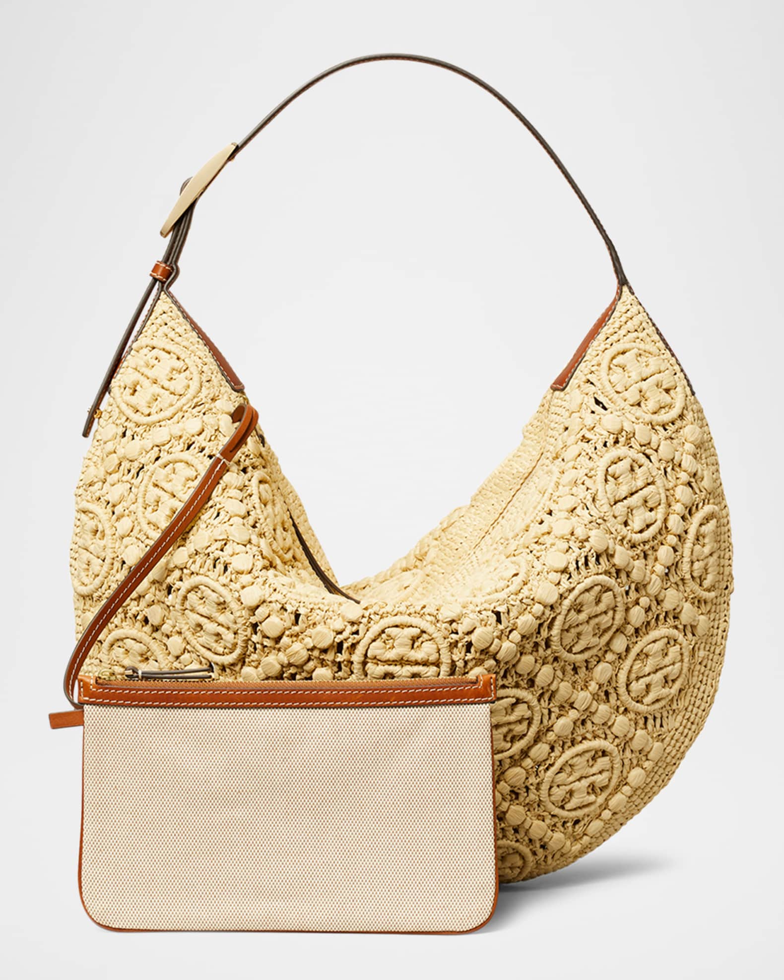 【TORY BURCH】T MONOGRAM BALLOON BAG T Monogram Balloon Bag: Women's Designer Hobo Bags | Tory Burch