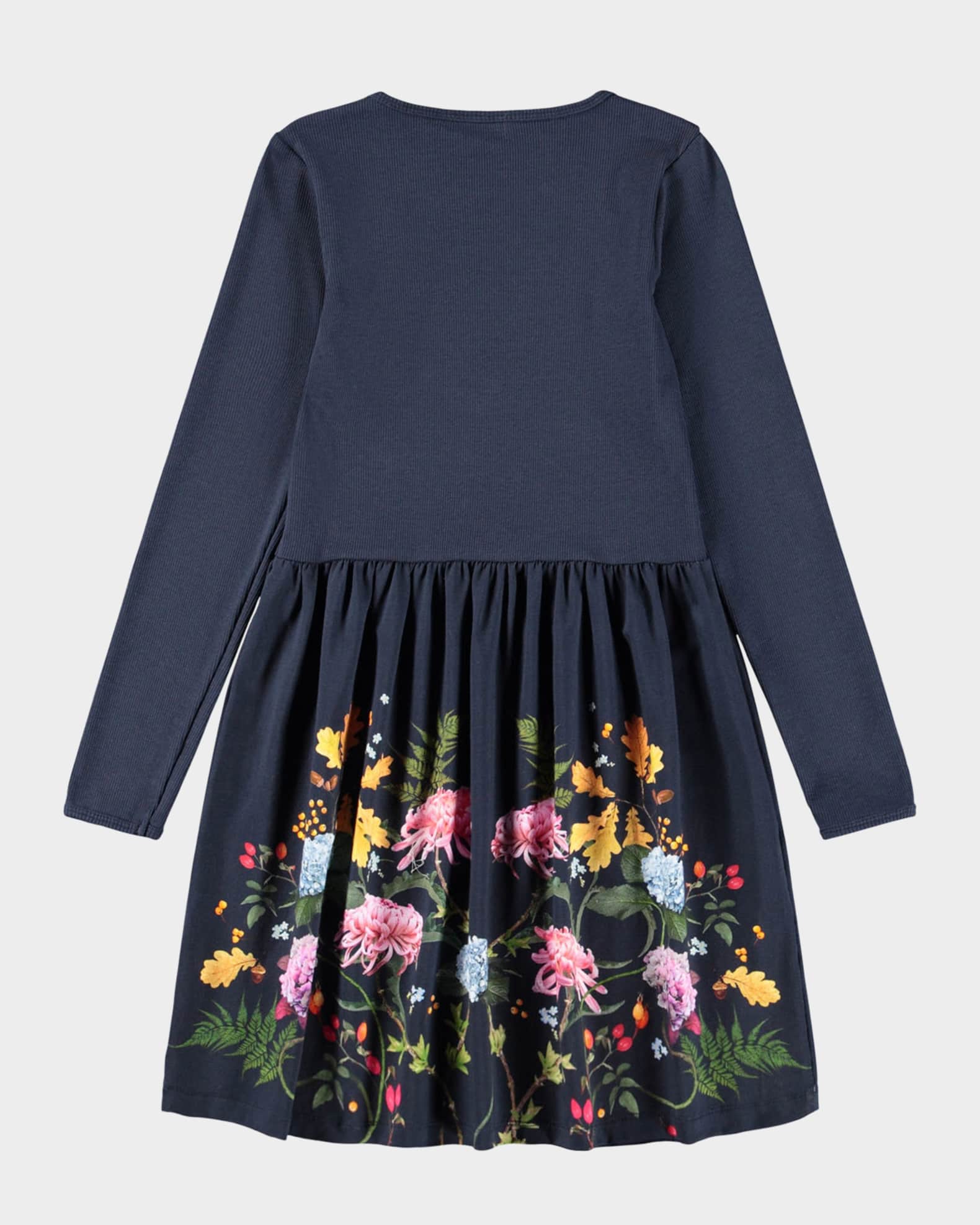 Girl's Credence Long-Sleeve Dress, Size 7-12 1