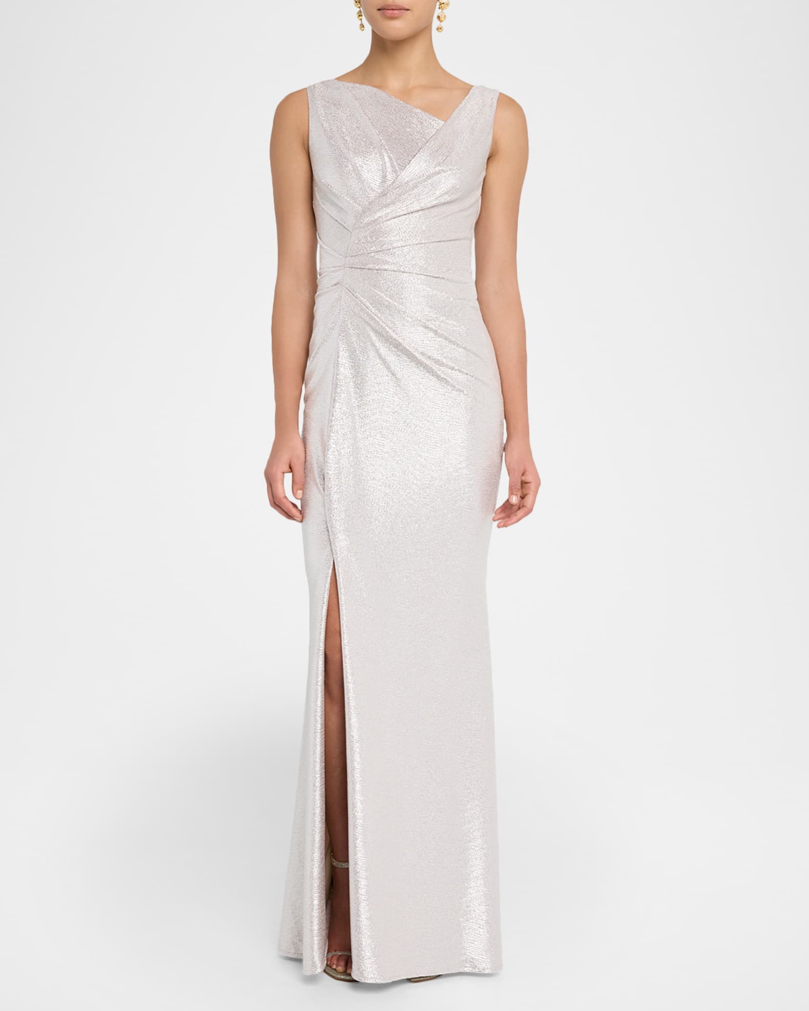 Sleeveless Mirrorball Stretch Gown 1