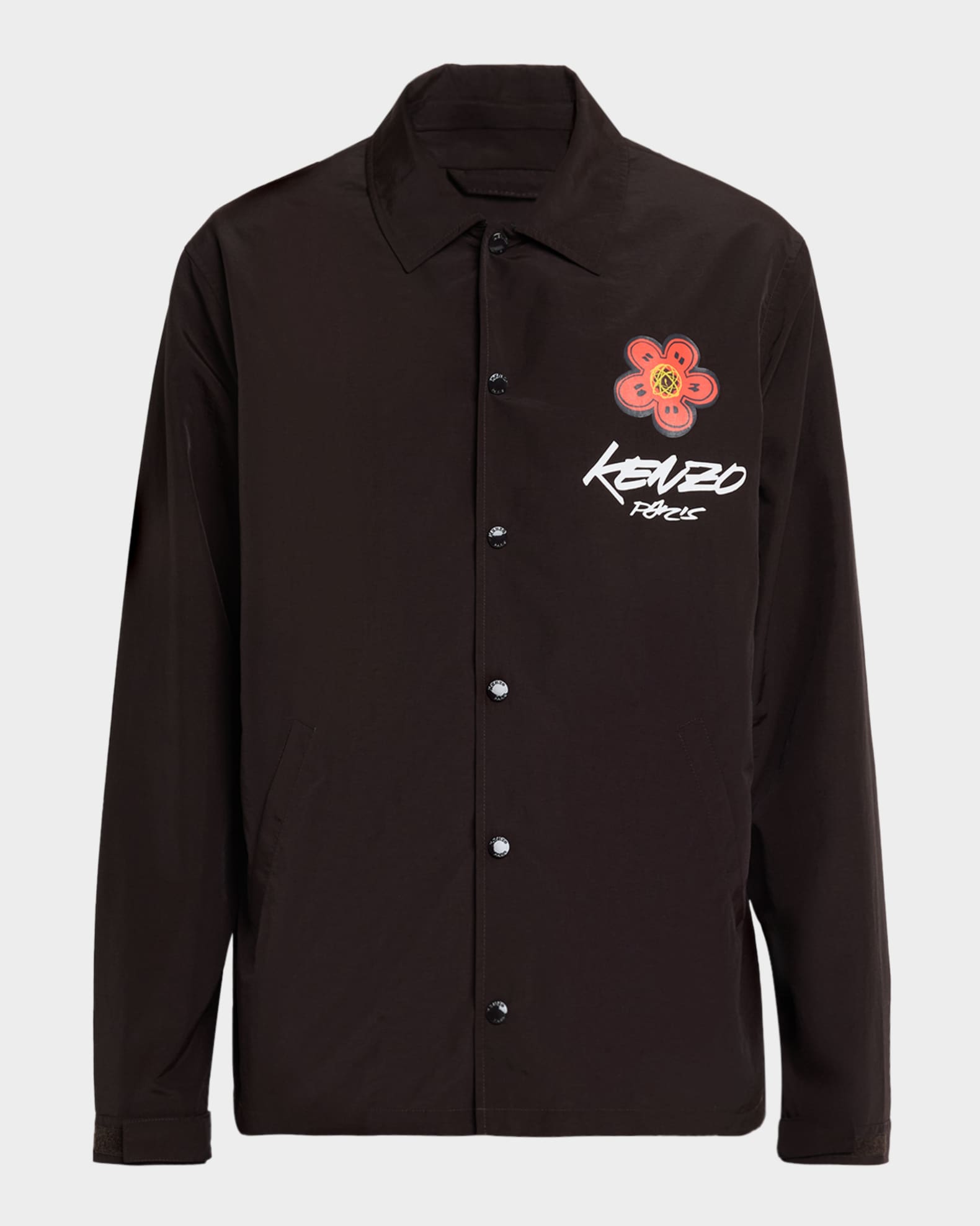 Kenzo x Futura 2000 Snap-Front Coach Jacket | Neiman Marcus