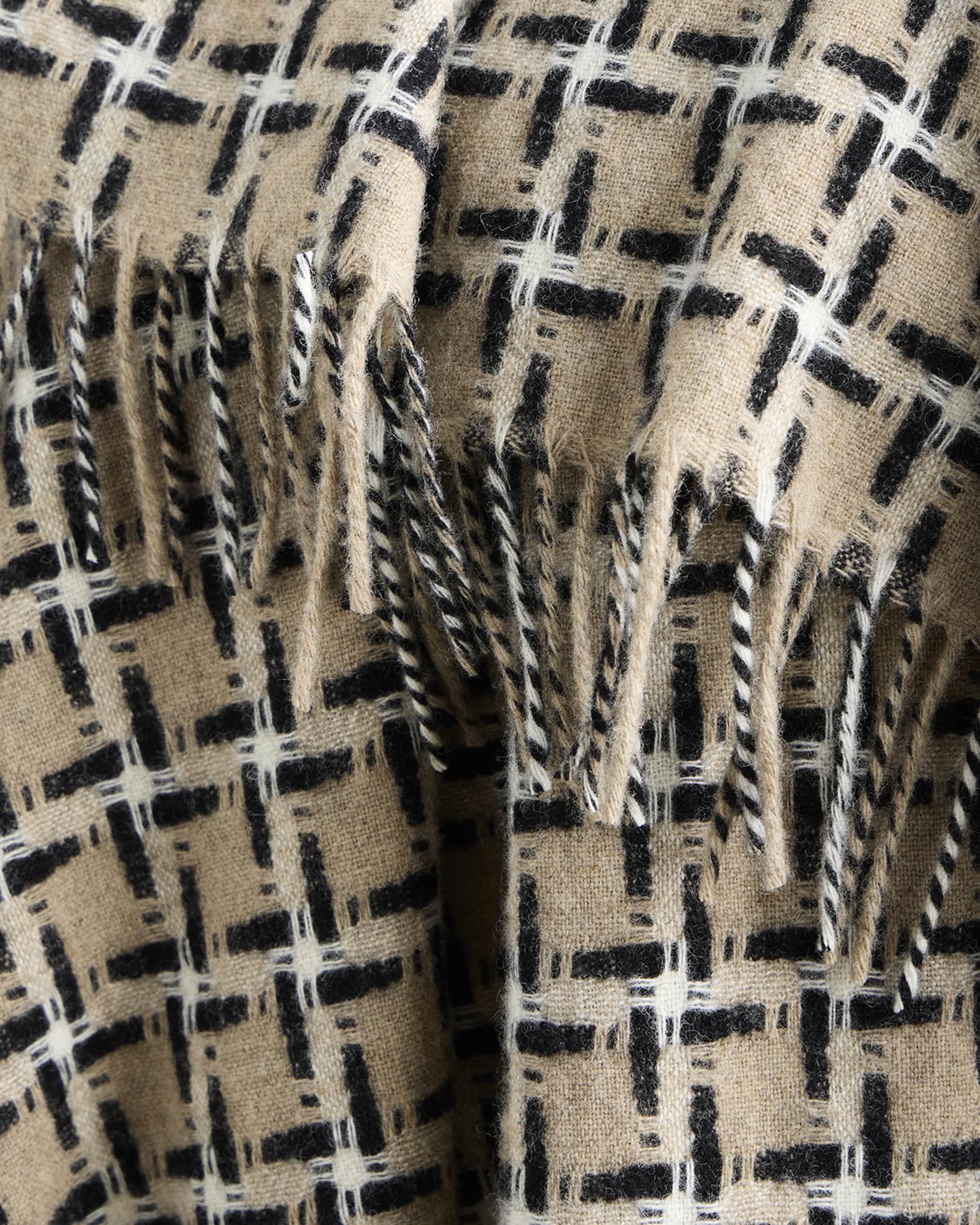 Clarendon Merino Wool Throw, 55" x 73" 1
