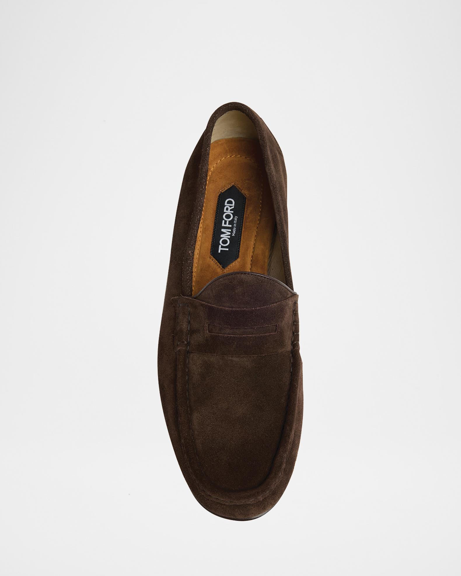 Tom Ford Brown Leather Loafers Tom Ford Ripley Suede Loafer - Joseph | Men main image 4