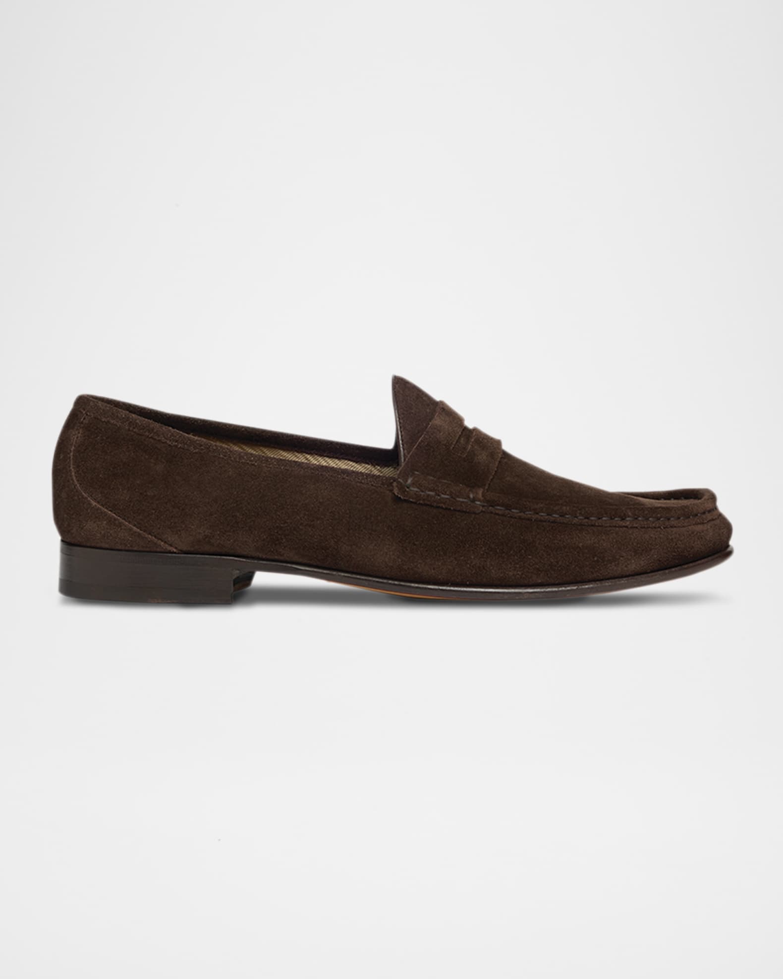 Men's York Suede Penny Loafers 0