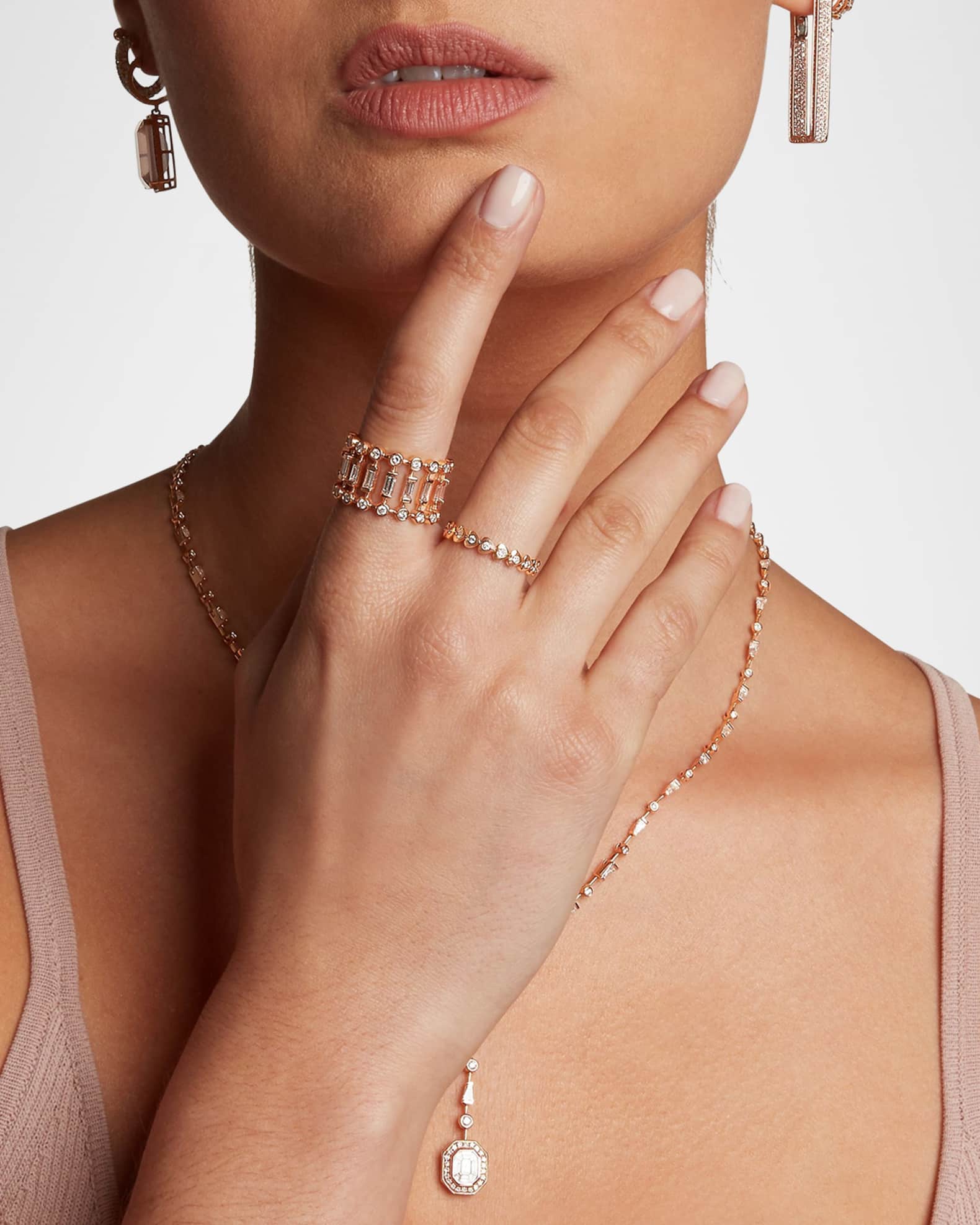 Diamond Heart Eternity Ring 1
