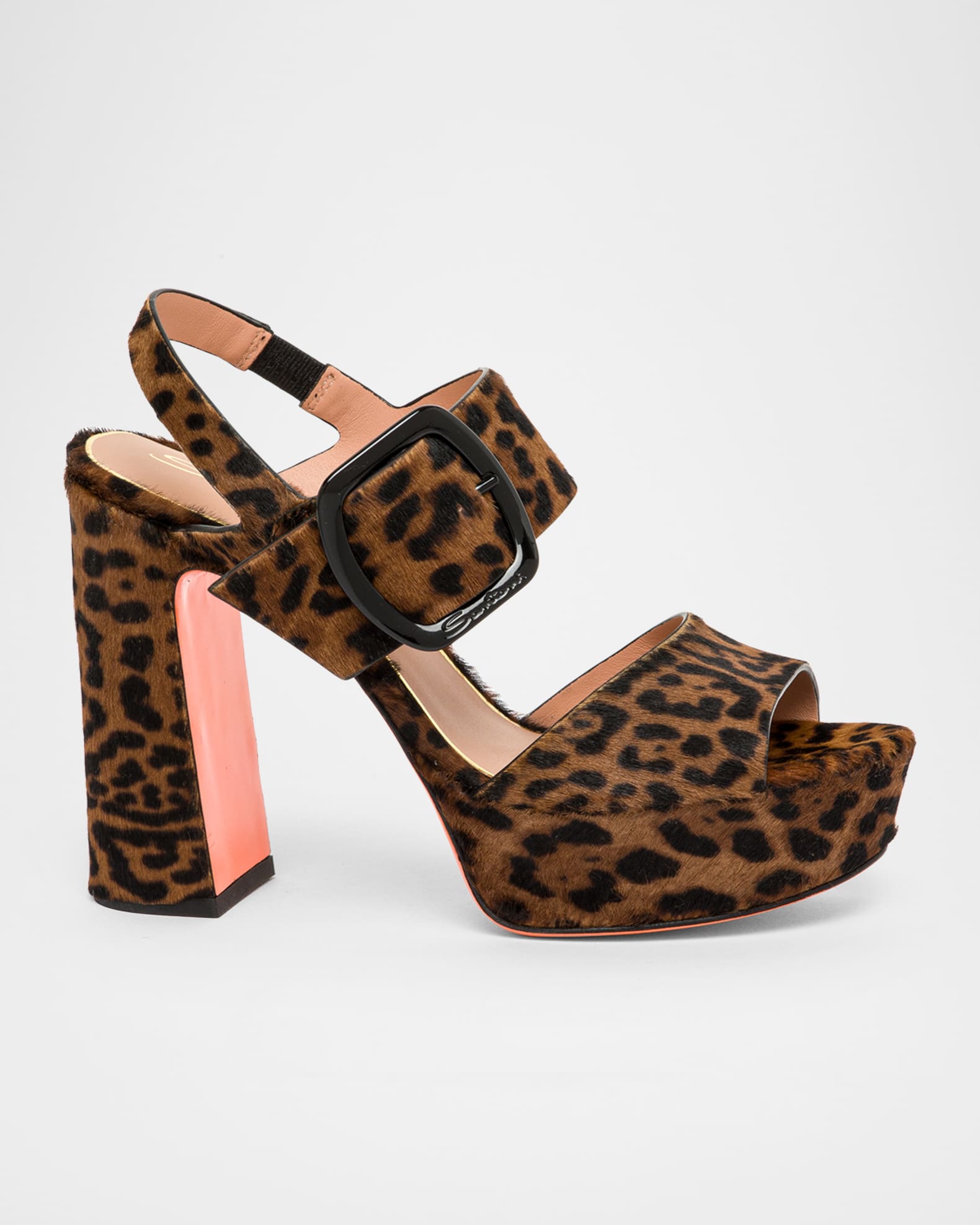 beki-m leopard mesh sculptural heel dress sandals Beki-M Mesh Heels Leopard