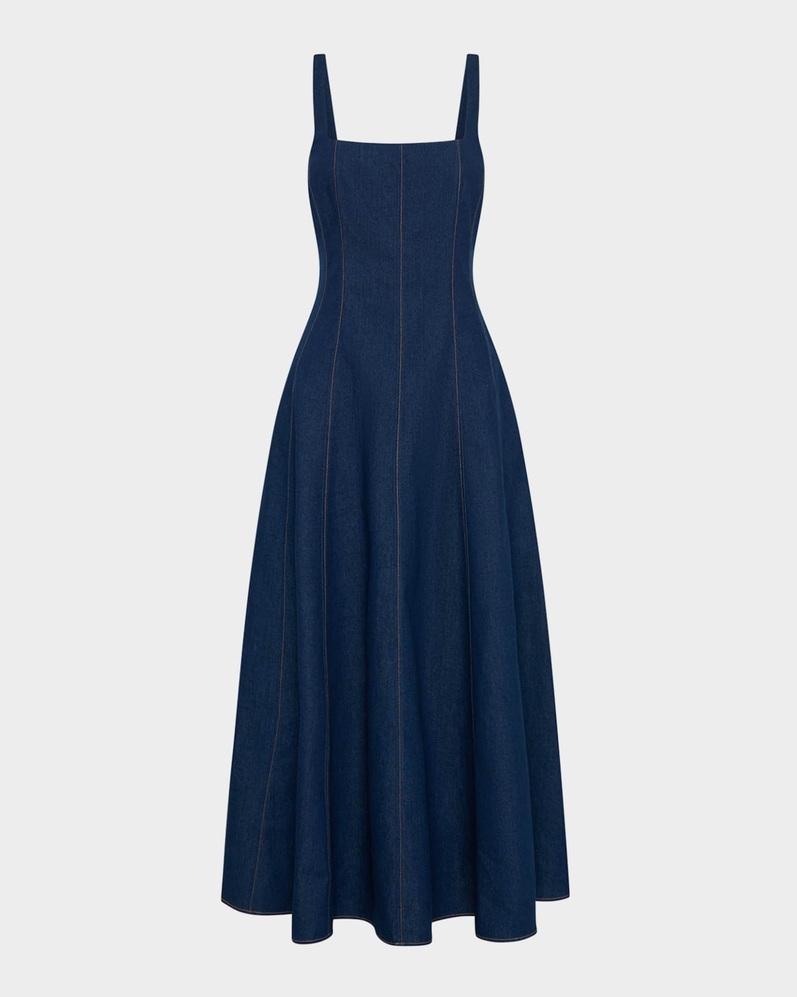 Nicholas The Label Women's Athena Godet Panelled Maxi Dress - Indigo - Size 2