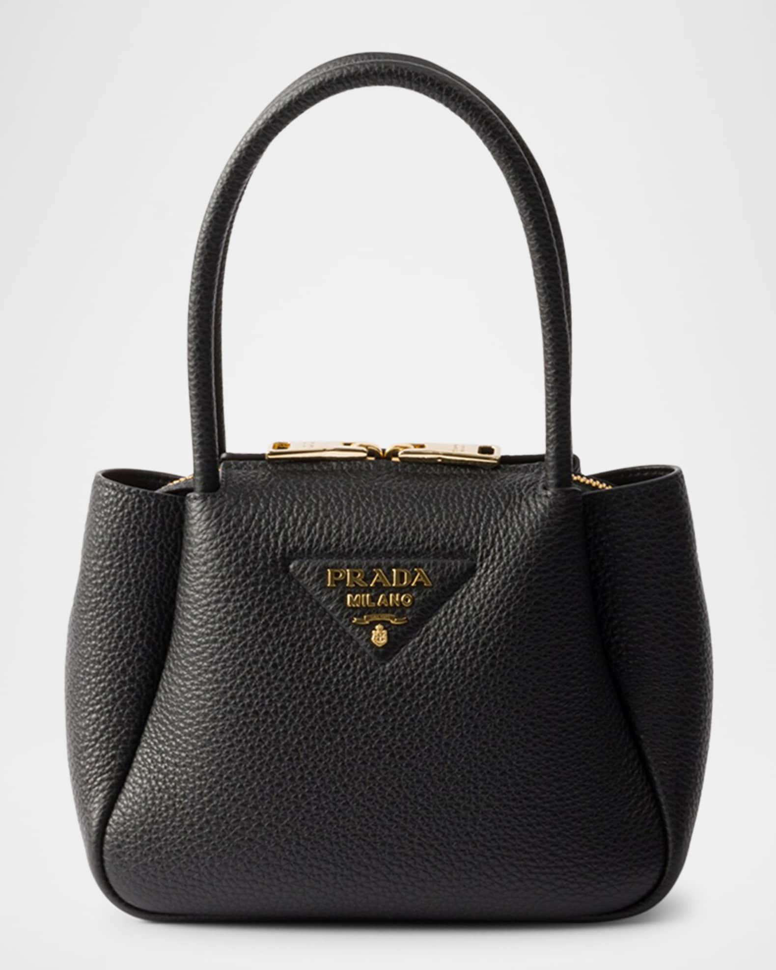 Prada Leather Mini Handbag | Neiman Marcus