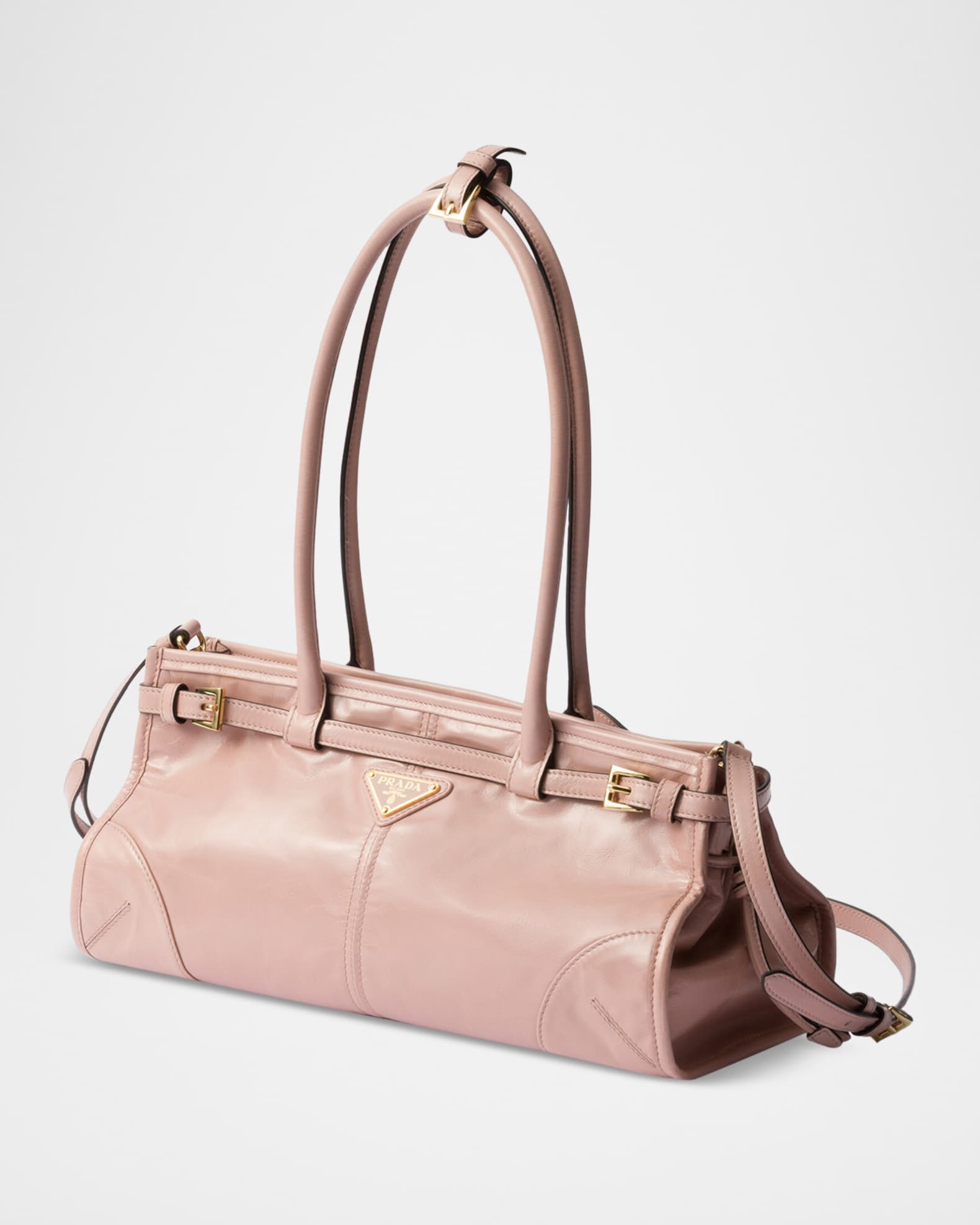 Bonnie Medium Leather East-West Shoulder Bag | Neiman Marcus