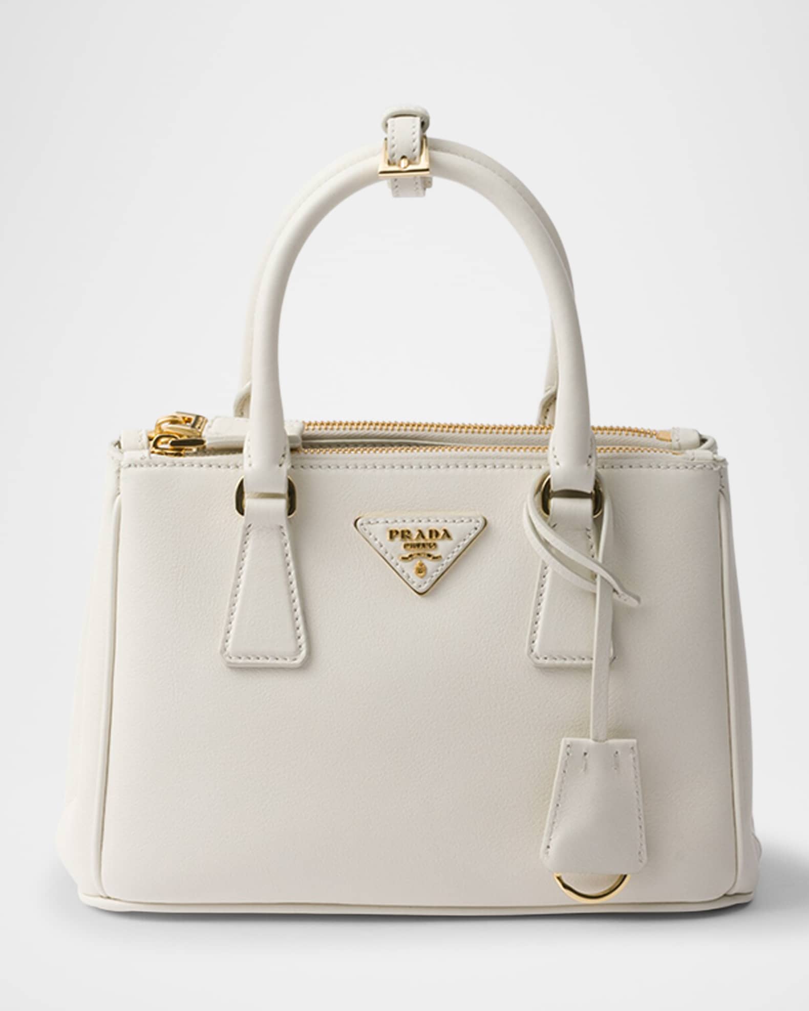 Prada Galleria Small Leather Top-Handle Bag | Neiman Marcus