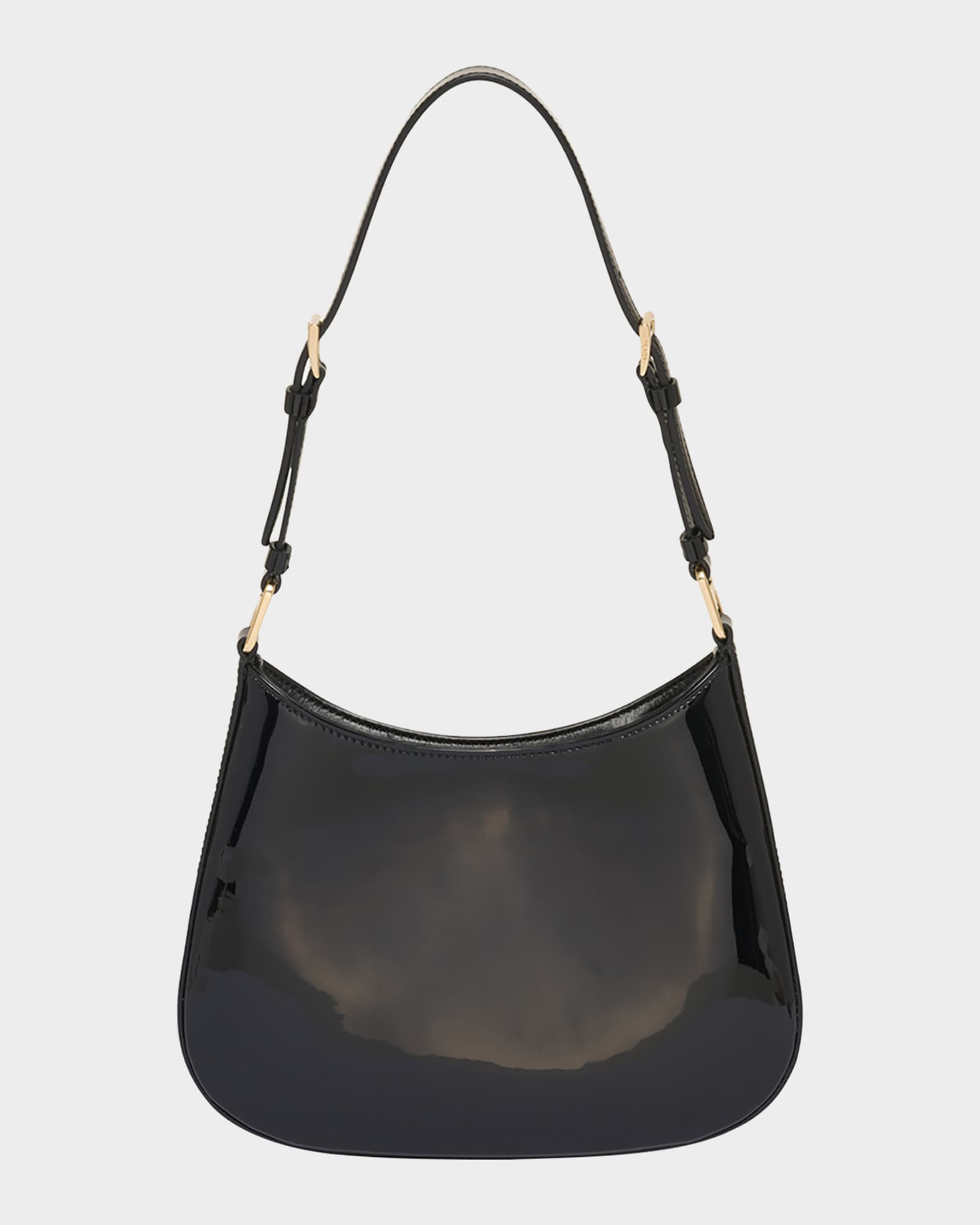Prada Cleo Patent Leather Shoulder Bag | Neiman Marcus