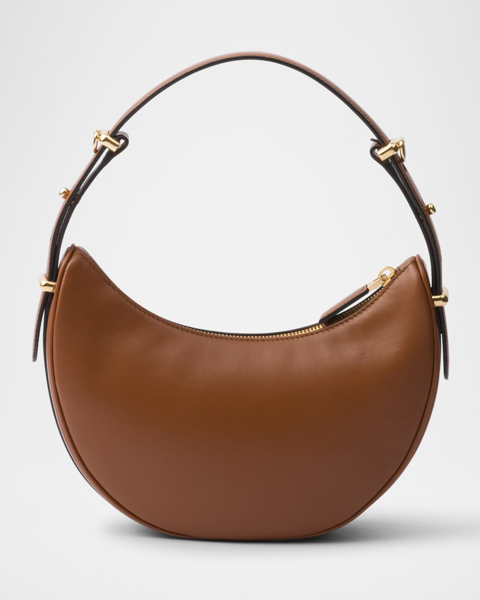 Prada Arque Small Calfskin Leather Shoulder Bag | Neiman Marcus