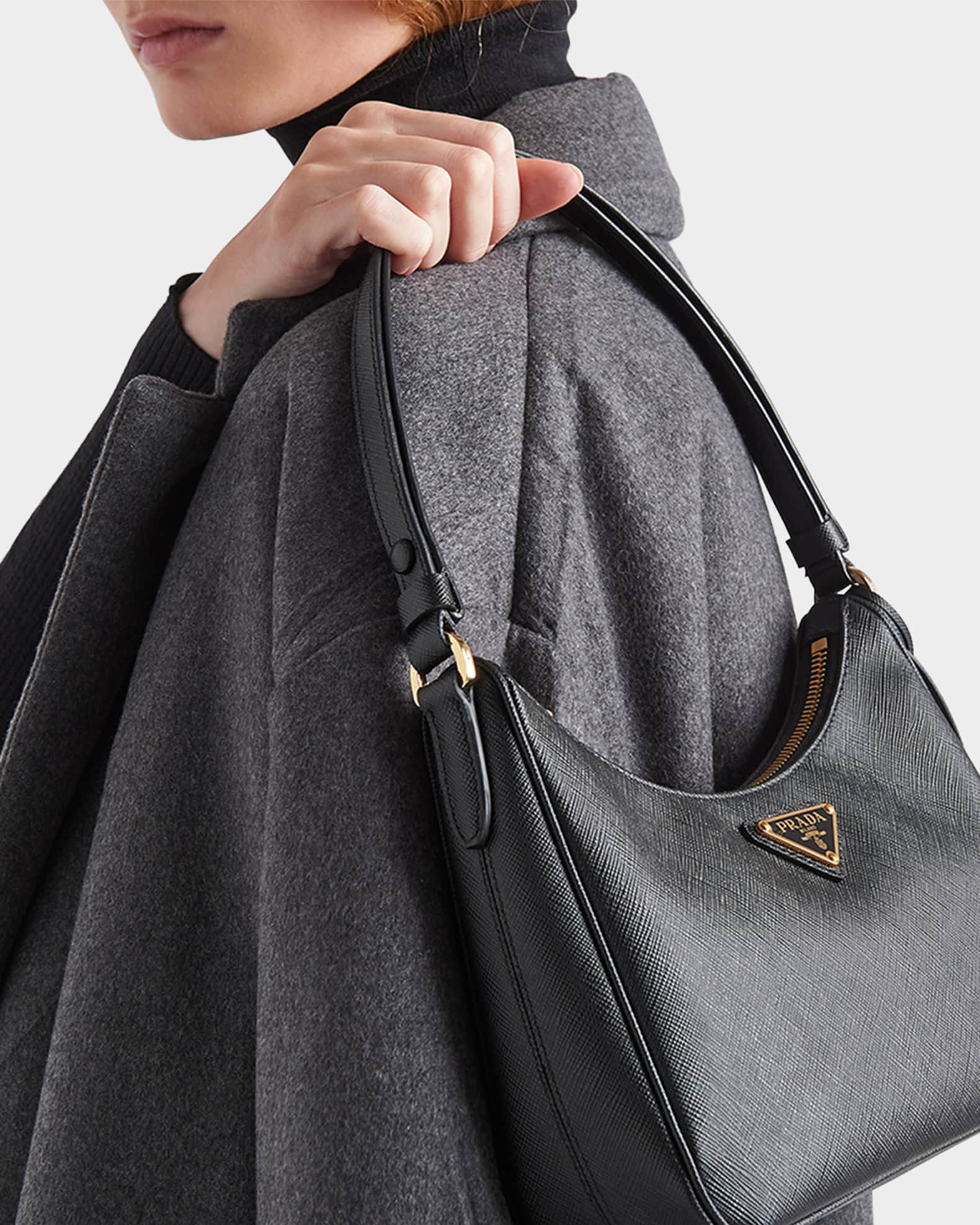 Prada Re-Edition Saffiano Leather Mini Shoulder Bag | Neiman