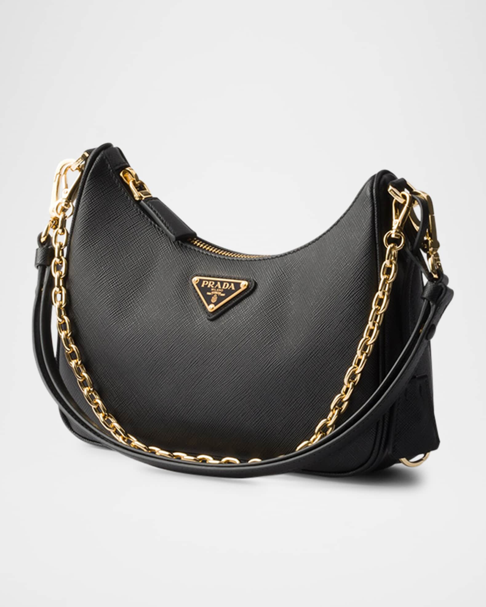 Re-Edition Saffiano Leather Mini Shoulder Bag 1