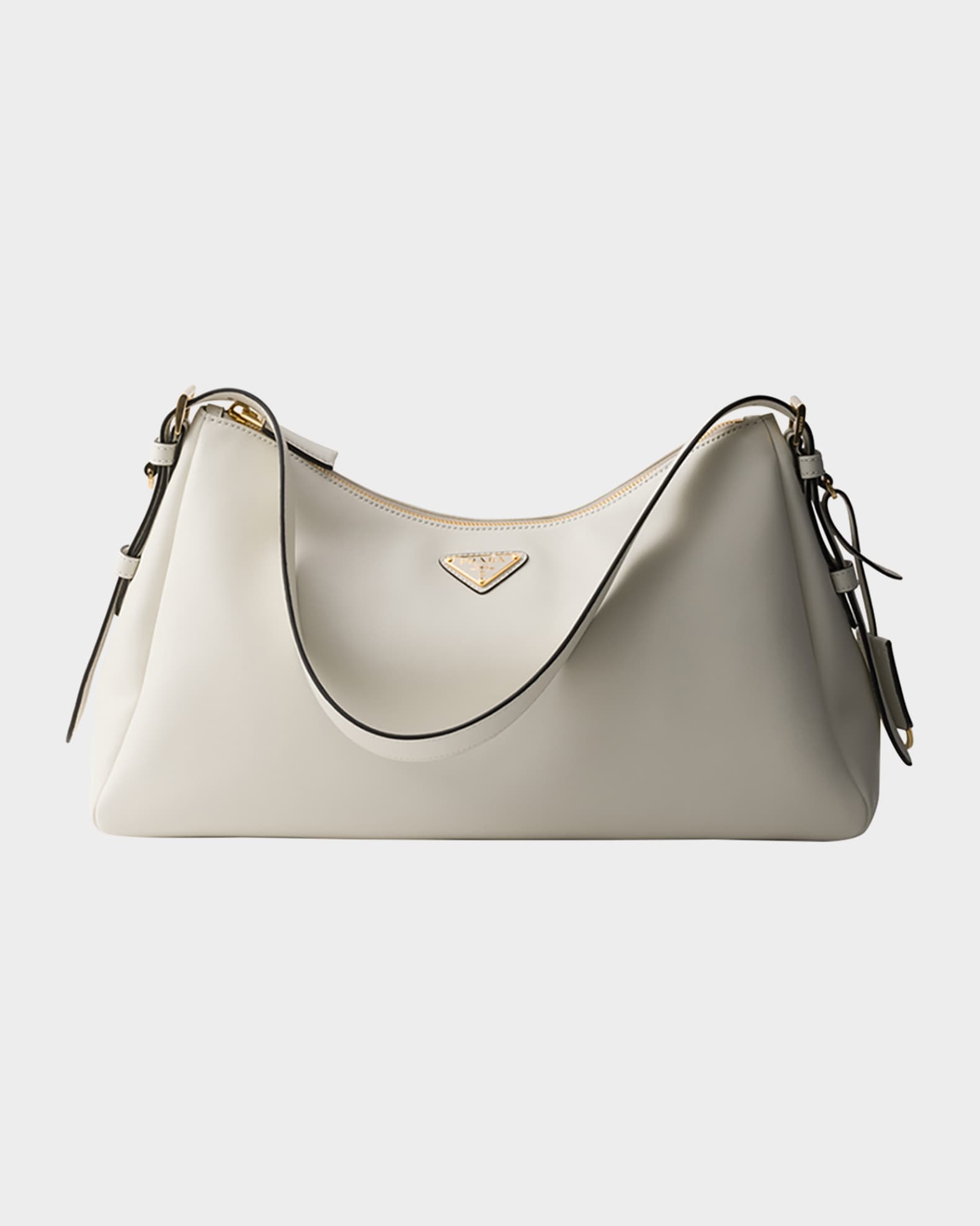 Prada Aimee Large Calfskin Leather Shoulder Bag | Neiman Marcus