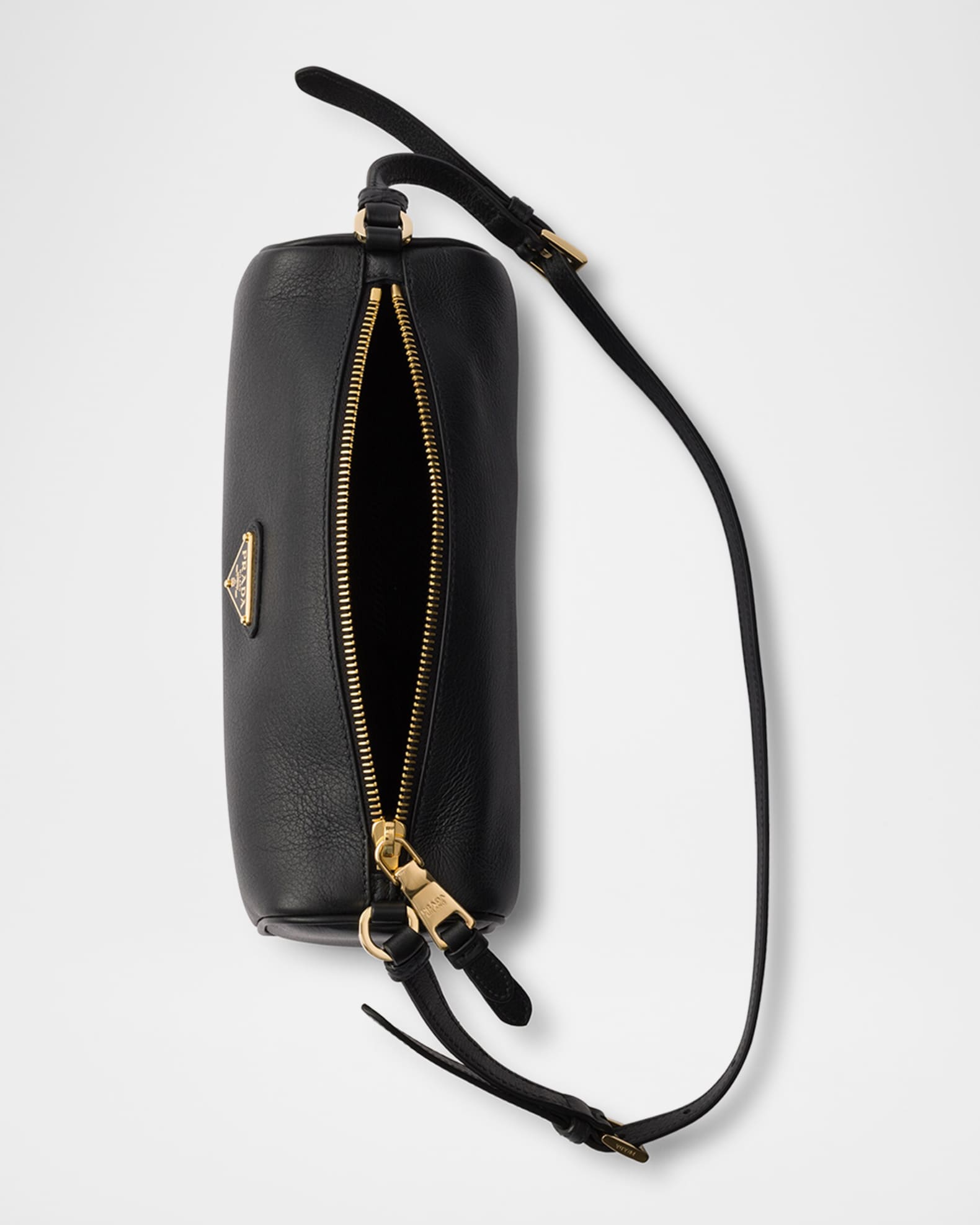 胡様　PRADA hand bag Accessory pouch BLACK Prada Accessory Pouch BR1267 Shoulder Bag Nylon Tessuto Sirio