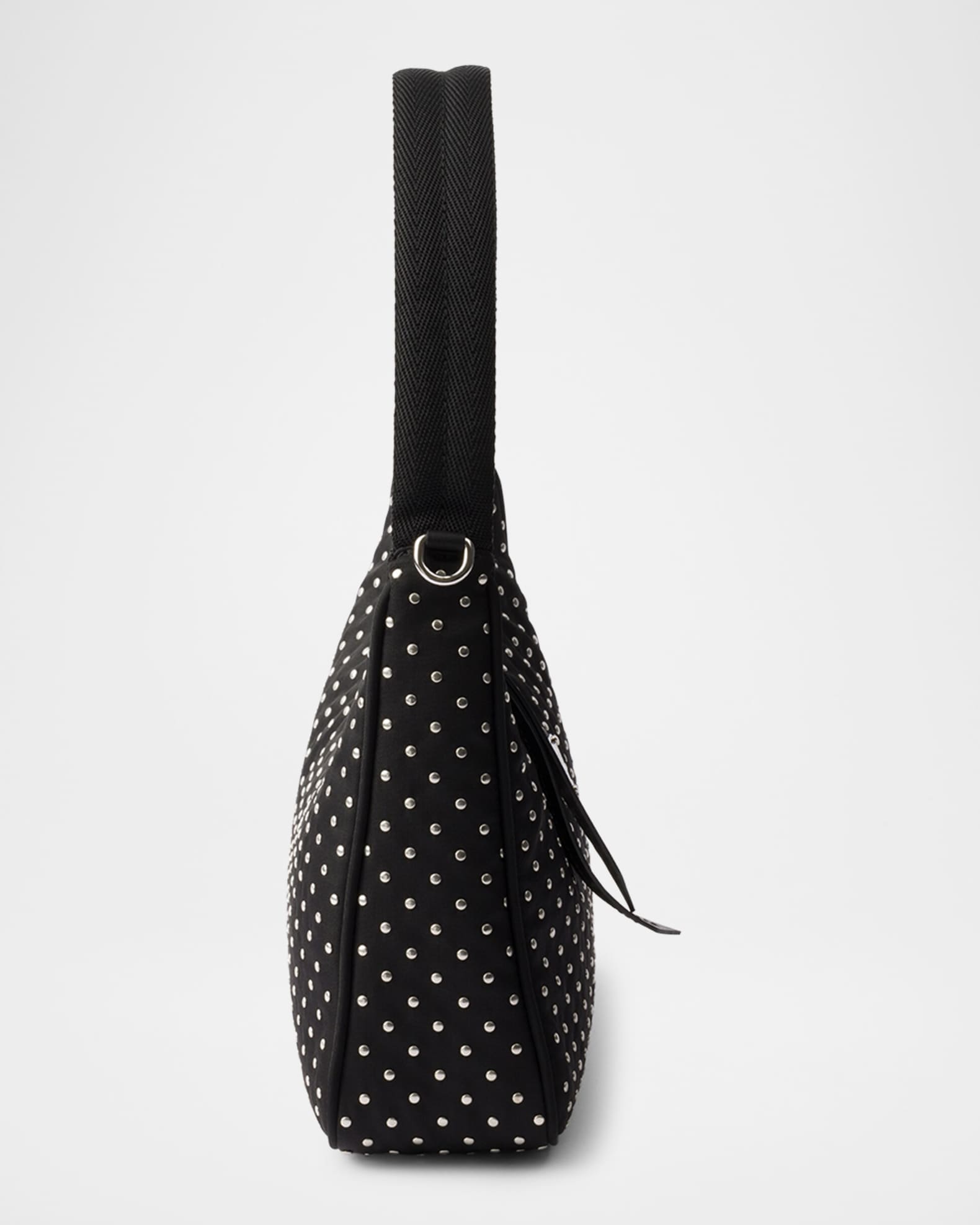 Prada Re-Edition Re-Nylon Studded Mini Hobo Bag | Neiman Marcus