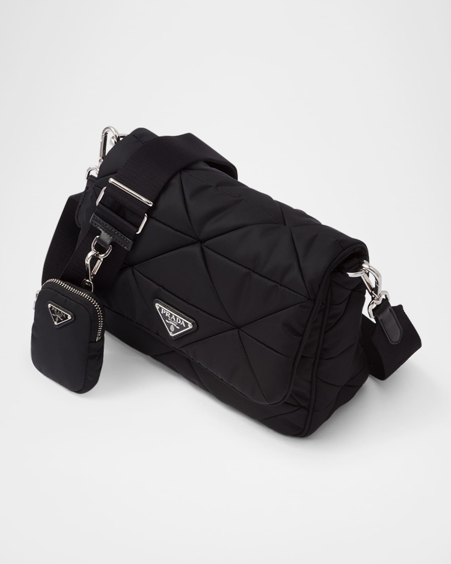 海外並行輸入正規品 Padded Prada Patchwork Marcus Neiman | Bag Shoulder Re-Nylon バッグ