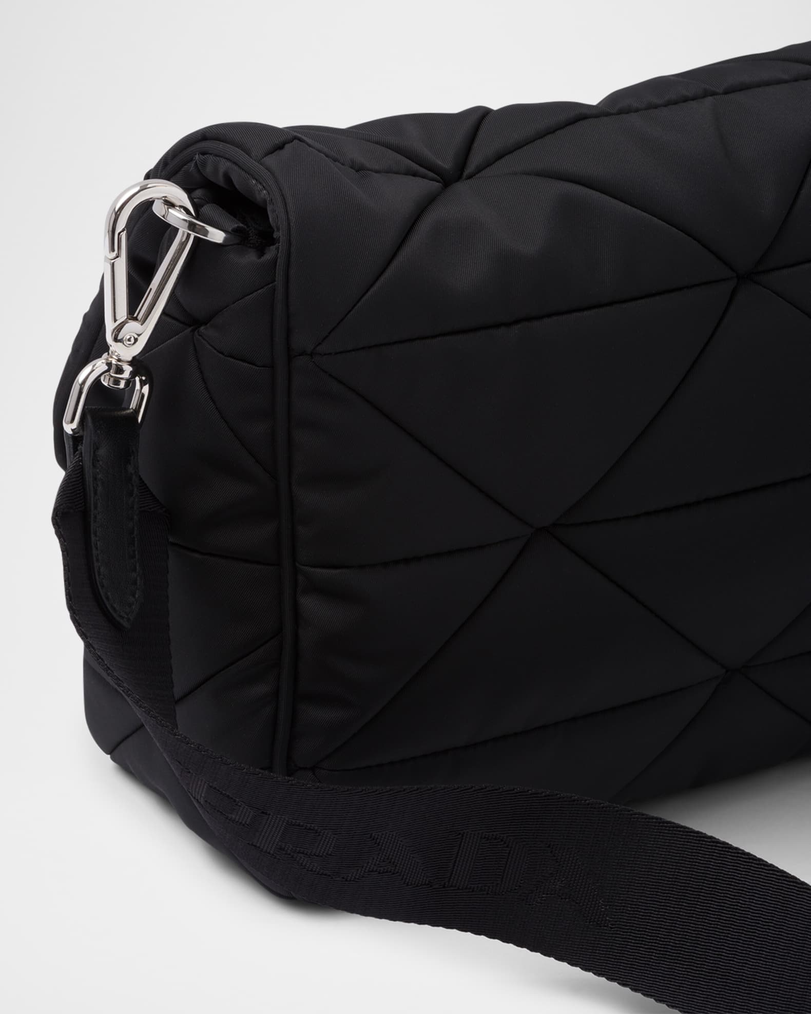 Prada Padded Patchwork Re-Nylon Shoulder Bag | Neiman Marcus