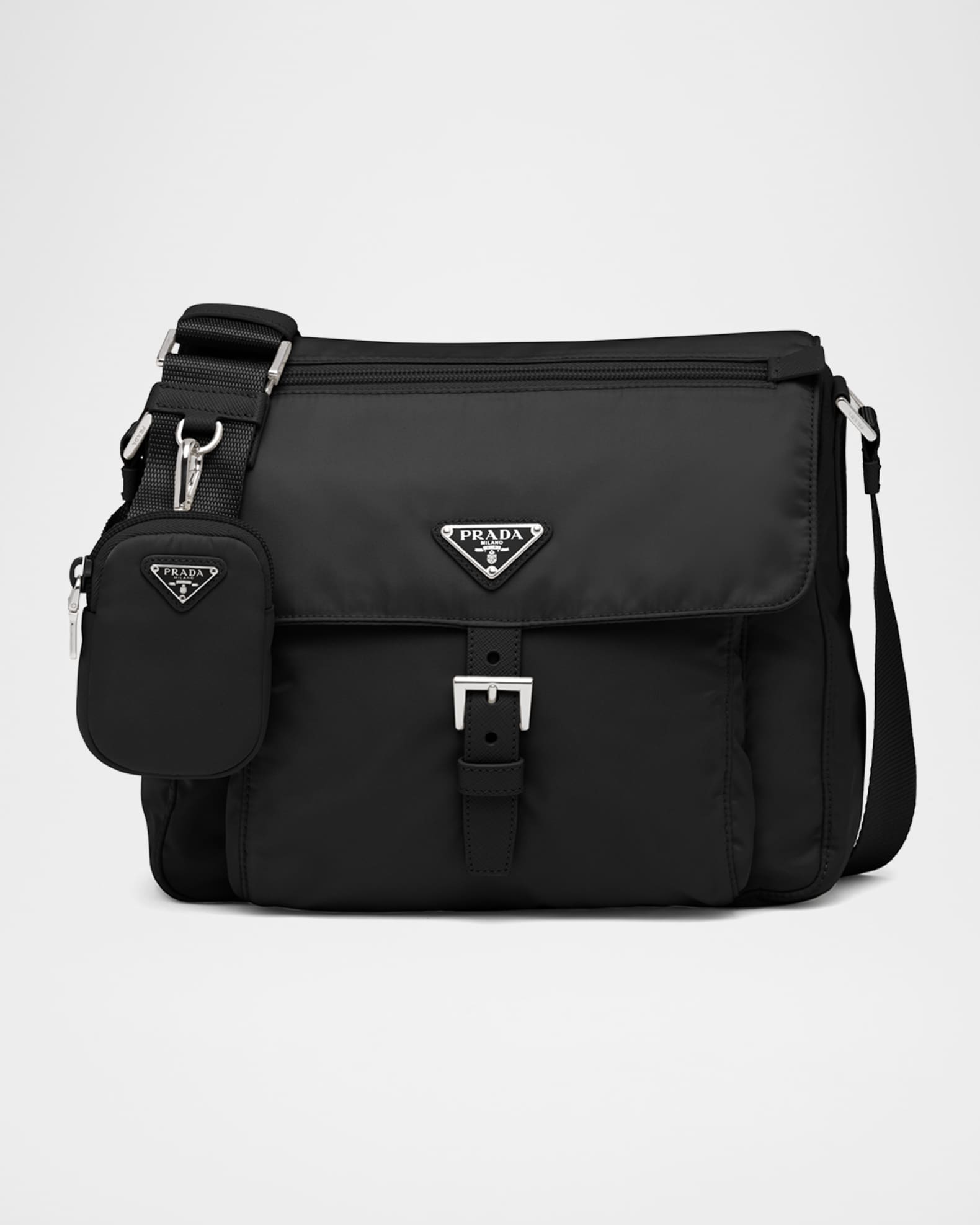ゼニス新作モデル Prada Re-Nylon Flap Shoulder Bag | Neiman Marcus バッグ