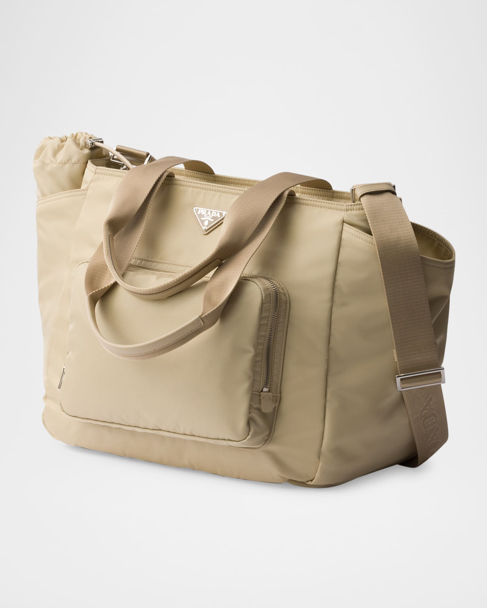 【PRADA】BABY BAG Prada Re-Nylon Baby Bag with Bottle Holder | Neiman Marcus