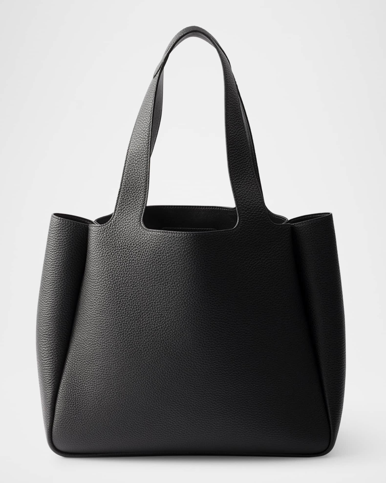 Prada Medium Calfskin Leather Tote Bag | Neiman Marcus