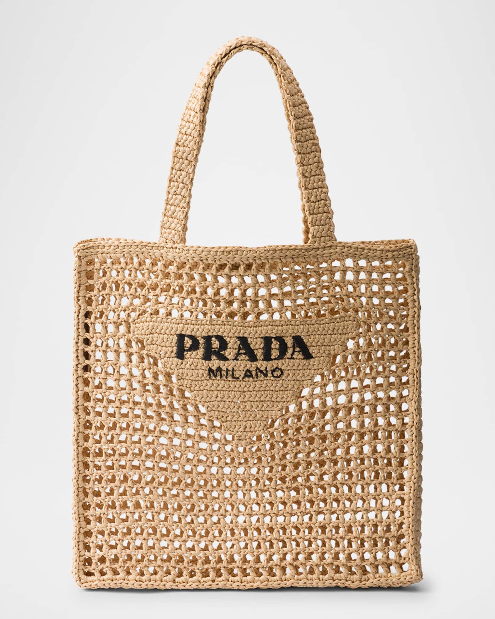 Logo Crochet Tote Bag 0