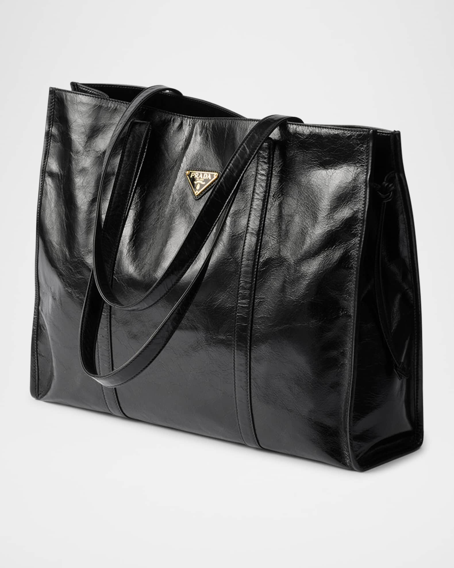 Prada Soft Calf Leather Tote Bag | Neiman Marcus