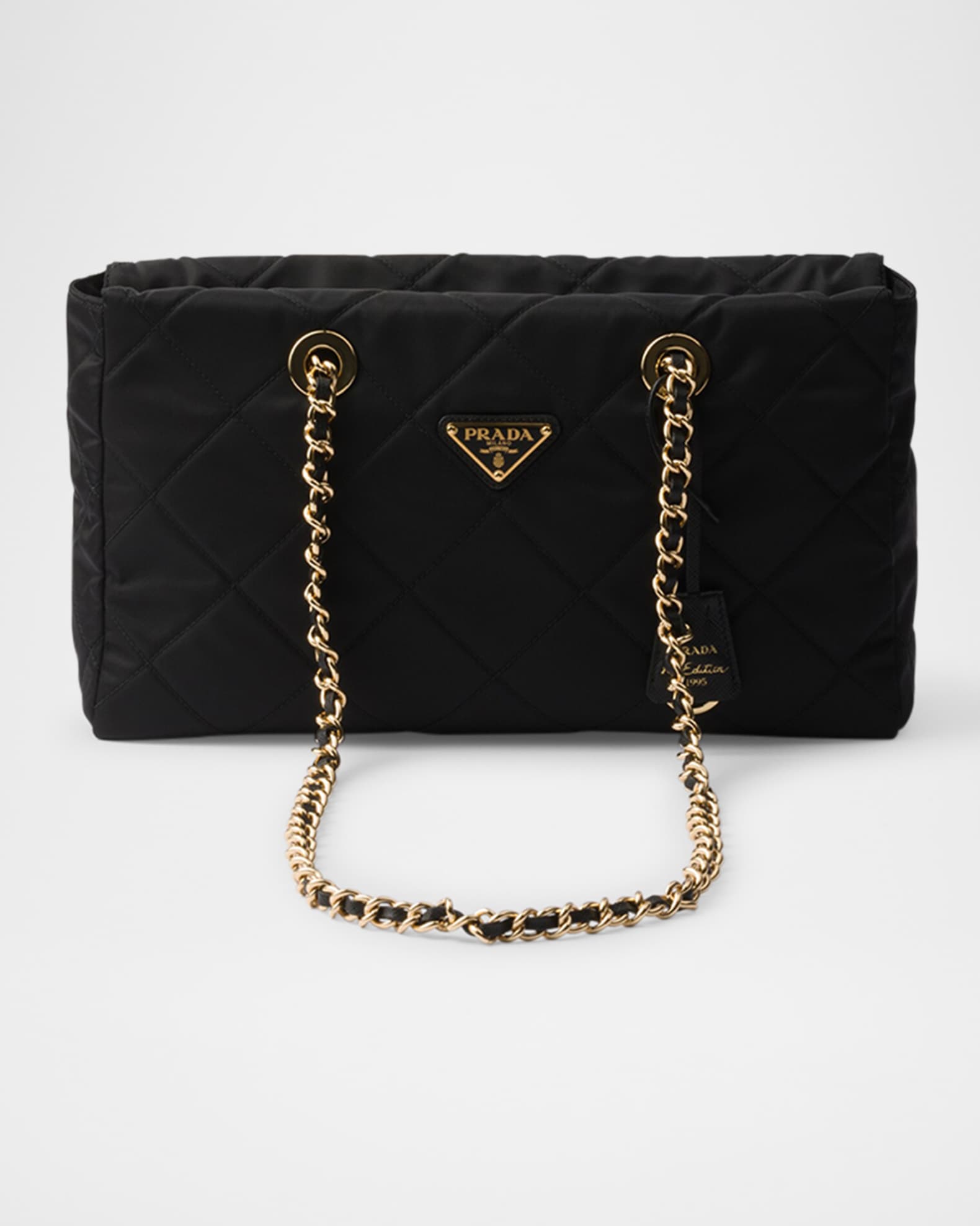 ★PRADA★Re-Edition 1995 Nylon Chain S/B★Navy PRADA Prada Re-Edition 1995 Chaine large Re-Nylon tote bag