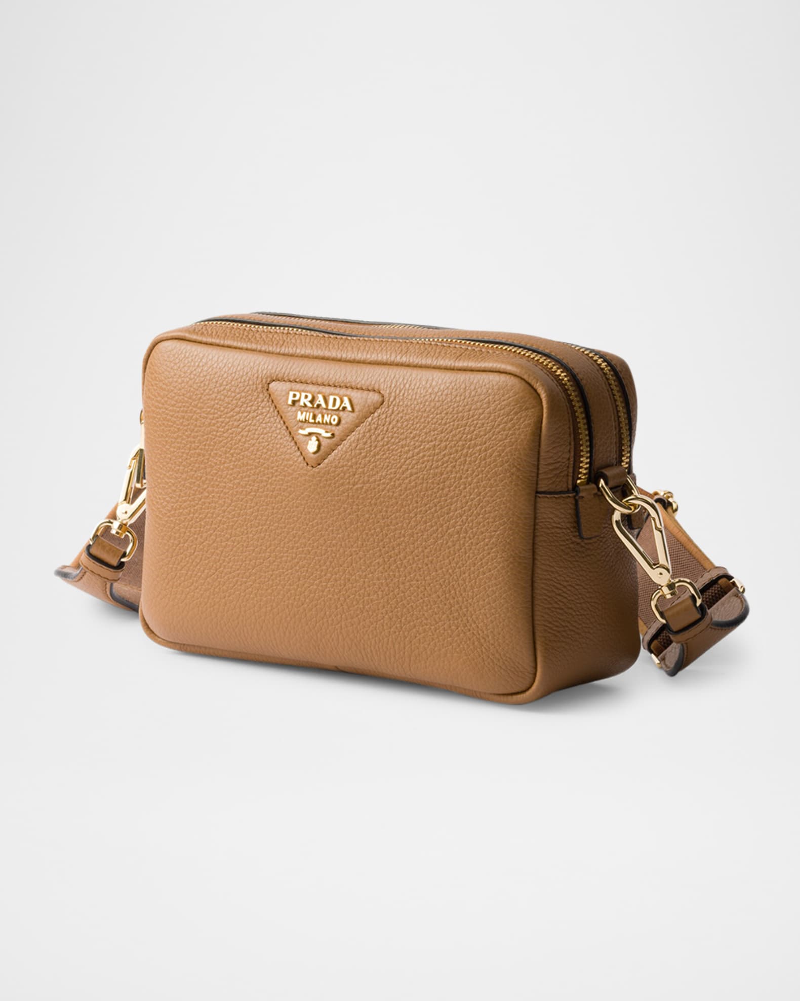 Daino Soft Leather Camera Crossbody Bag