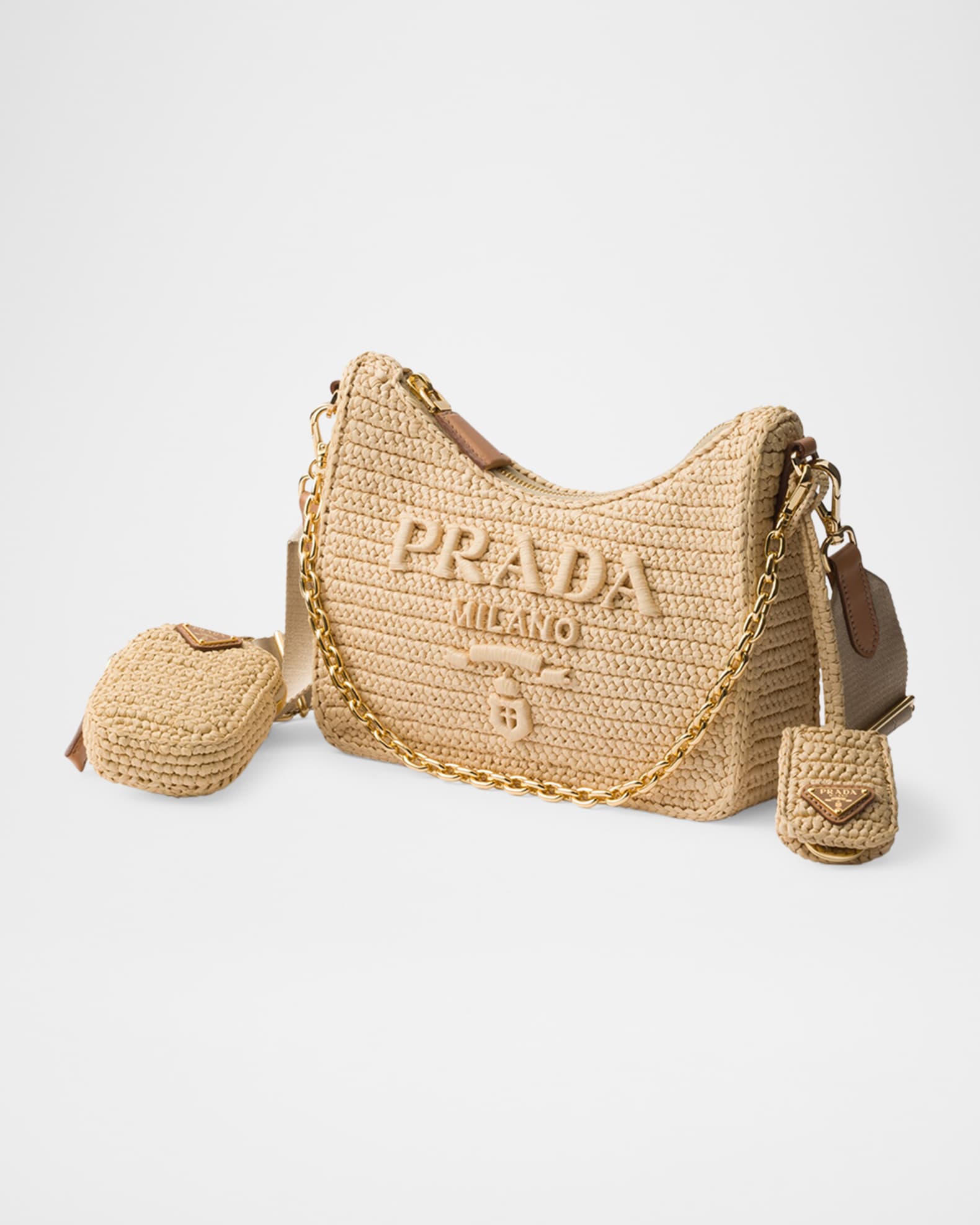 PRADA＊Re-Edition 2005 crochet bag クロッシェバッグ＊送料込 Prada Re-Edition 2005 crochet-knit Shoulder Bag | Black