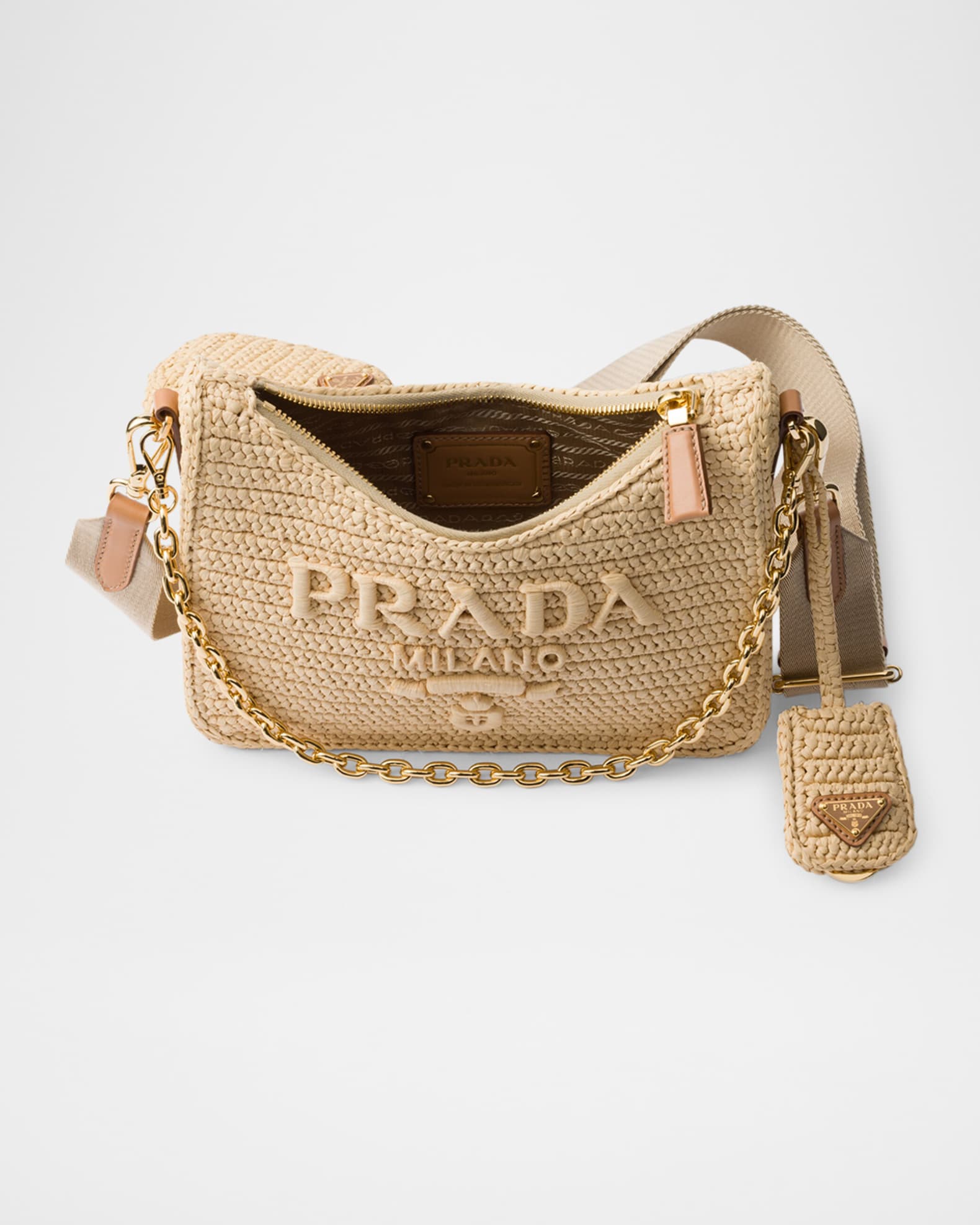 【SS25】プラダ Re-Edition 2005 クロシェ バッグ Prada Re-Edition 2005 Crochet Bag | Saks Fifth Avenue