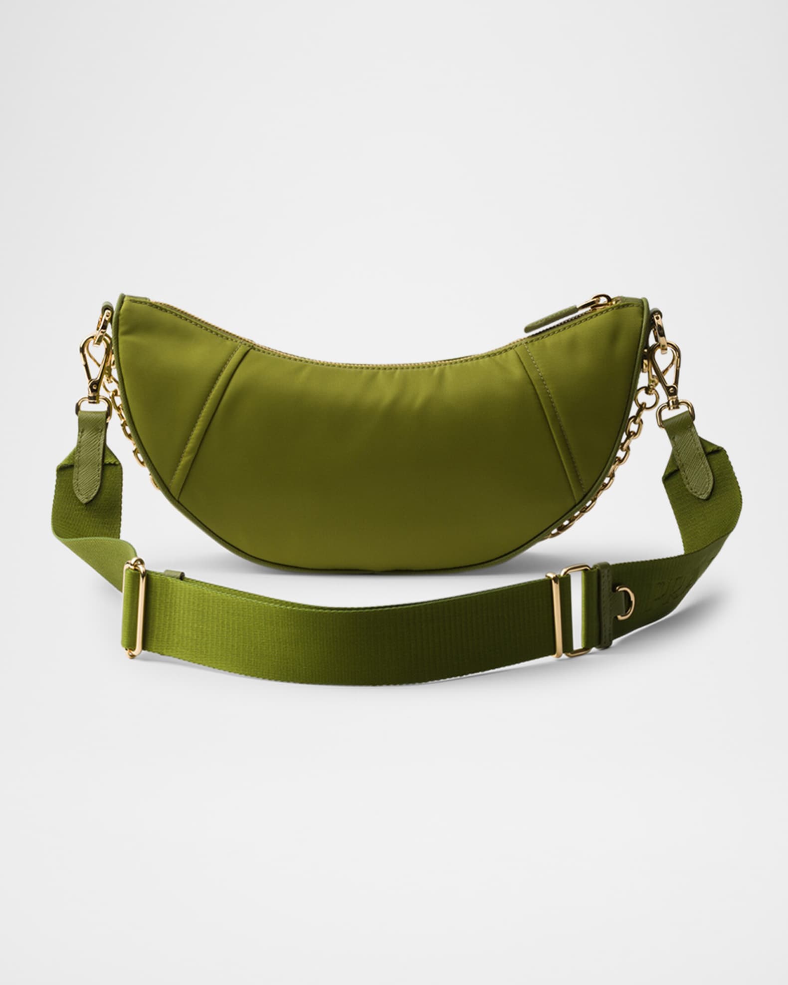 Prada Prada Demi-Lune Re-Nylon Shoulder Bag | Neiman Marcus