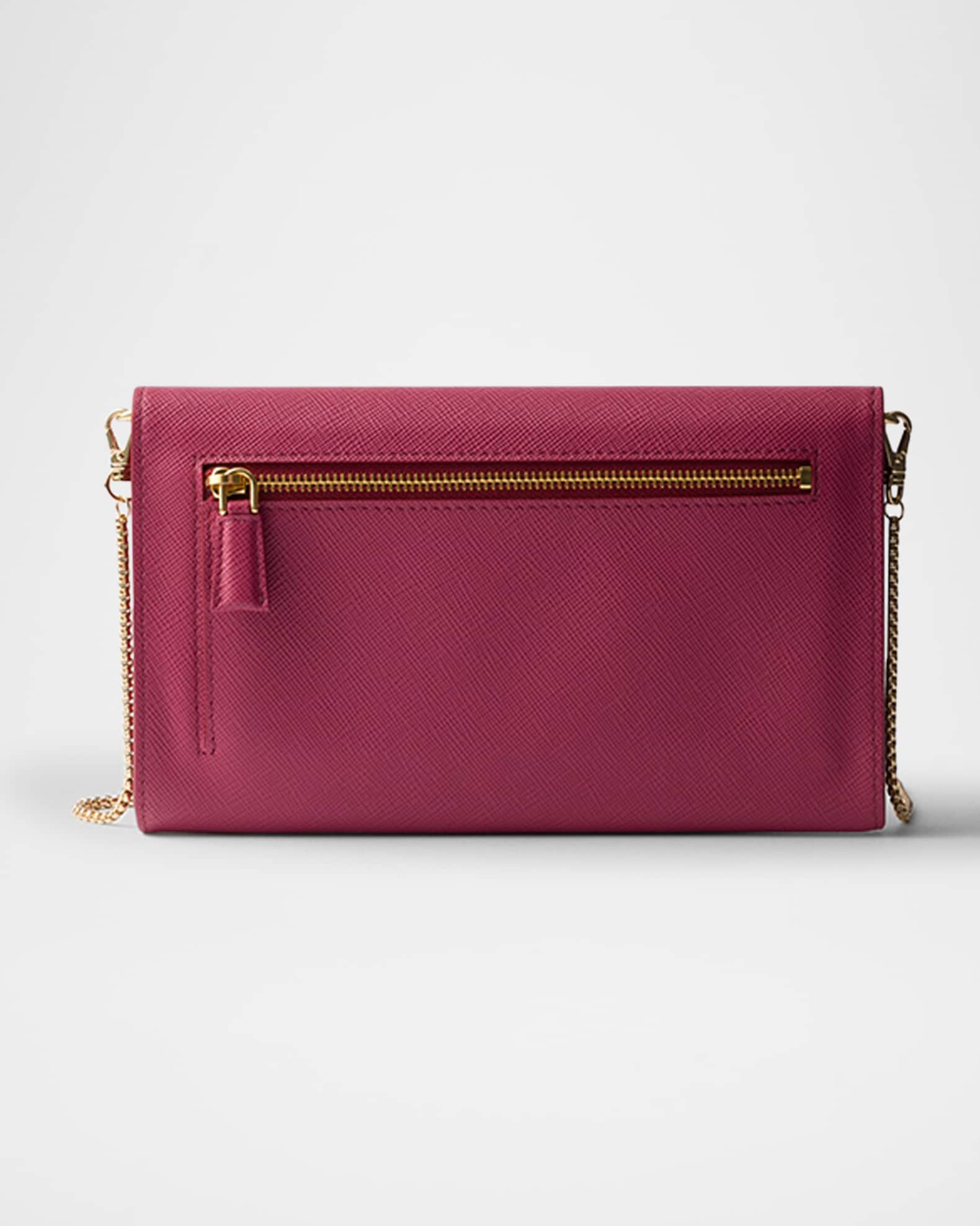 Prada Saffiano Leather Mini Crossbody Bag | Neiman Marcus