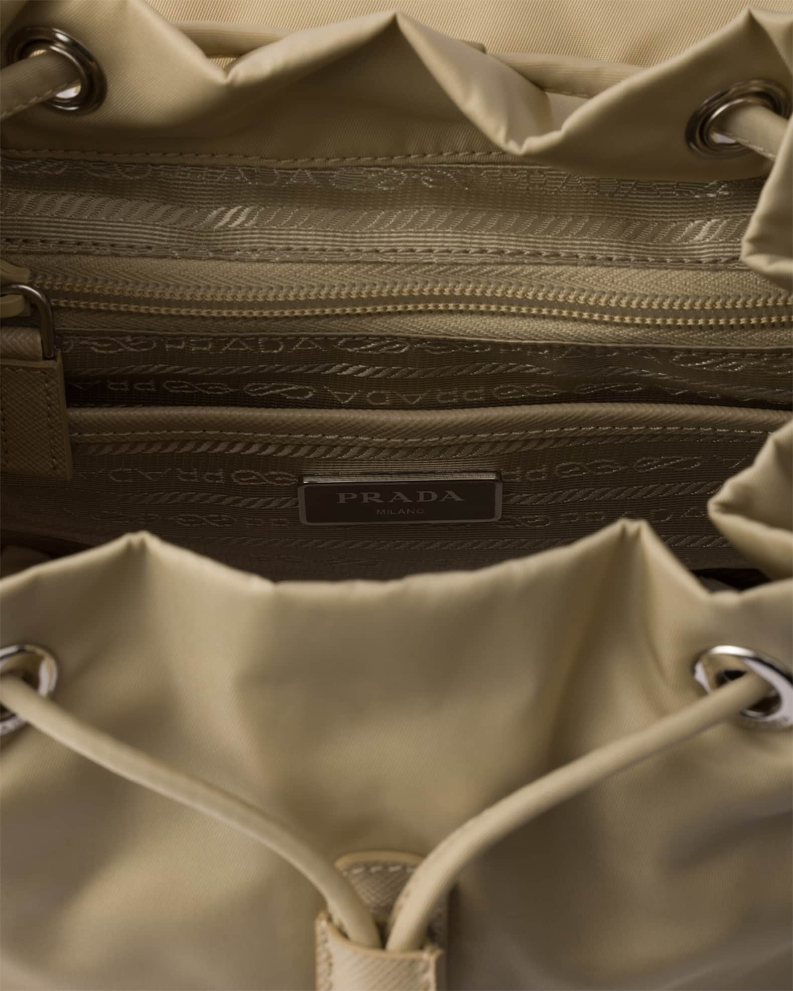 Prada Small Buckle Flap Re-Nylon Backpack | Neiman Marcus