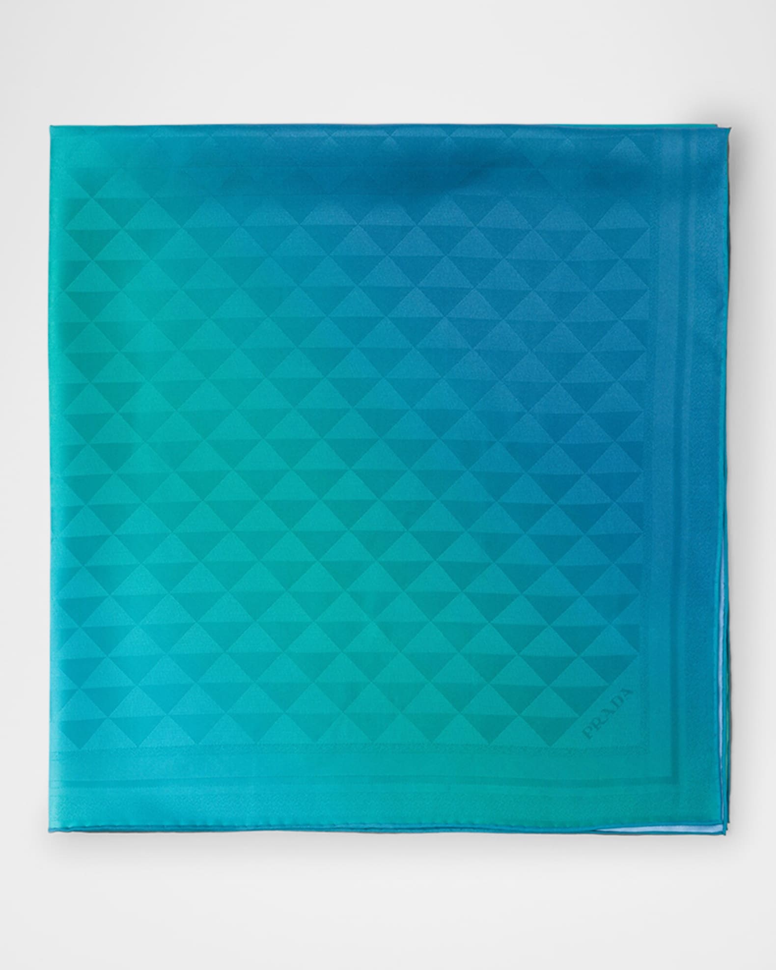 Symbole Print Silk Twill Scarf 0