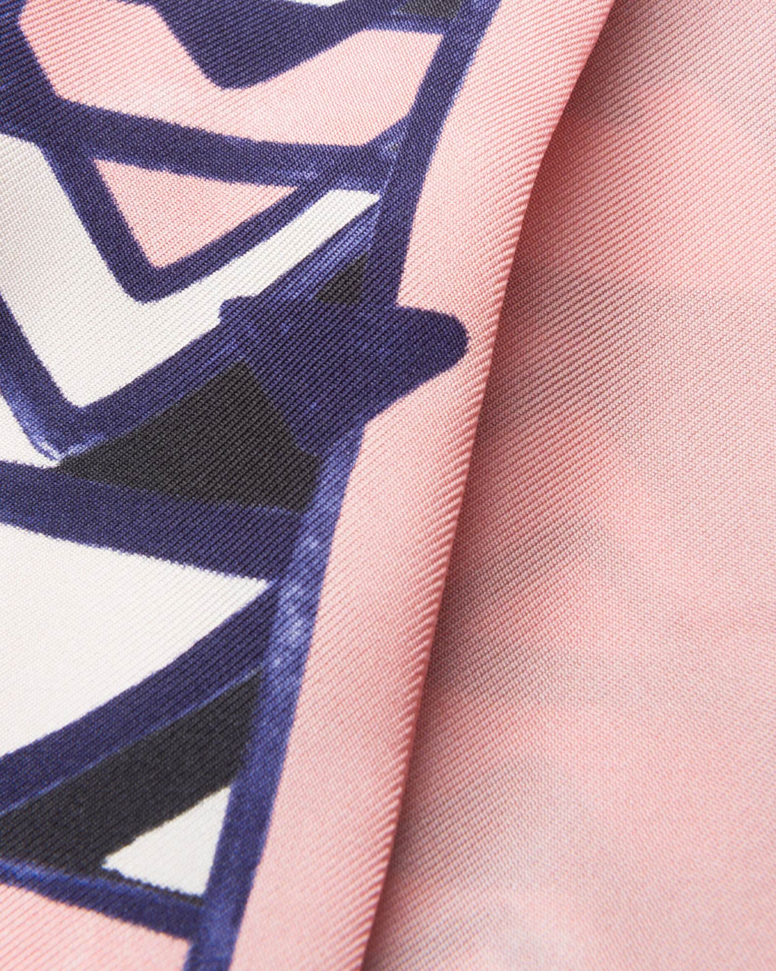Printed Silk Twill Scarf 1