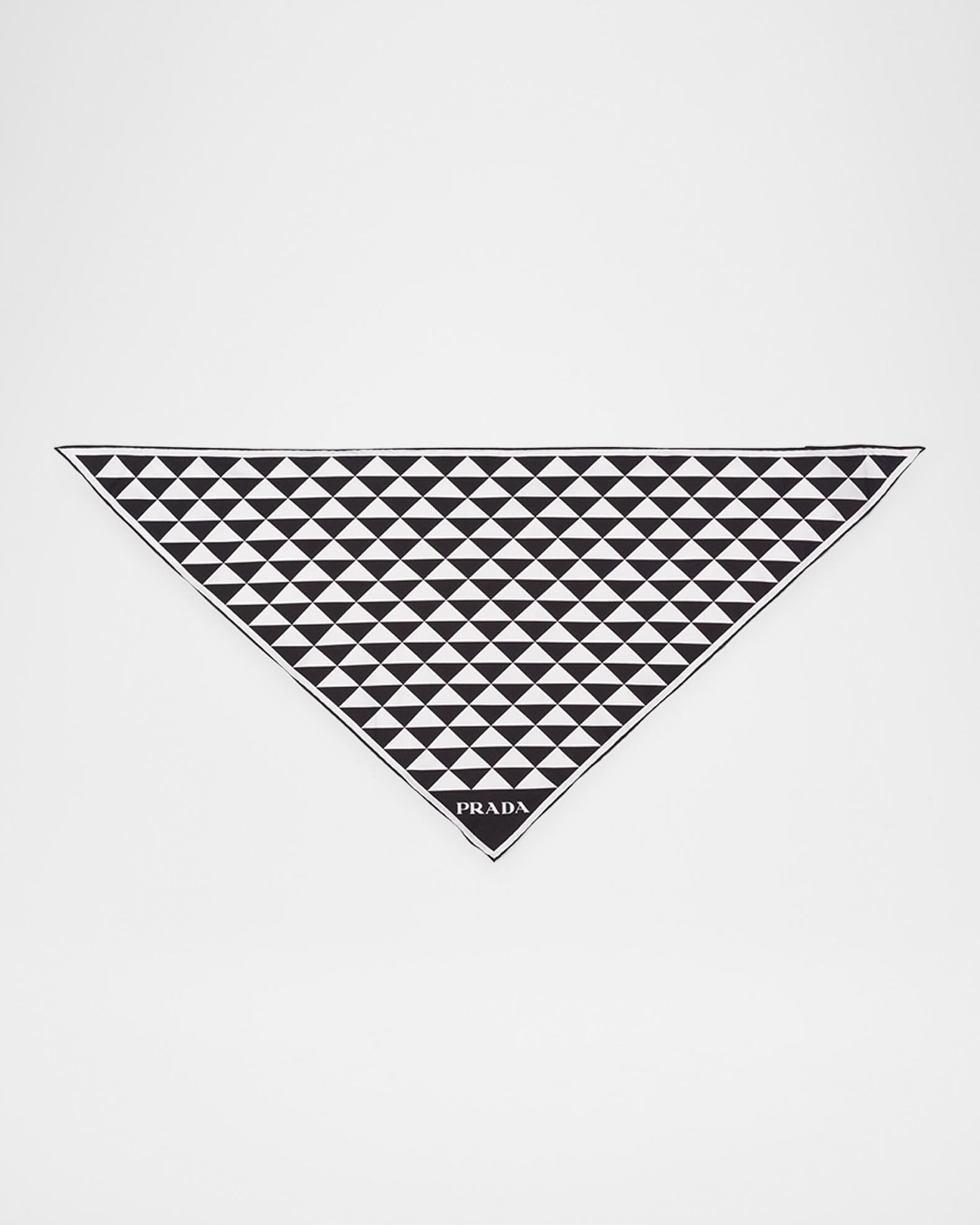 Prada Printed Silk Twill Scarf | Neiman Marcus
