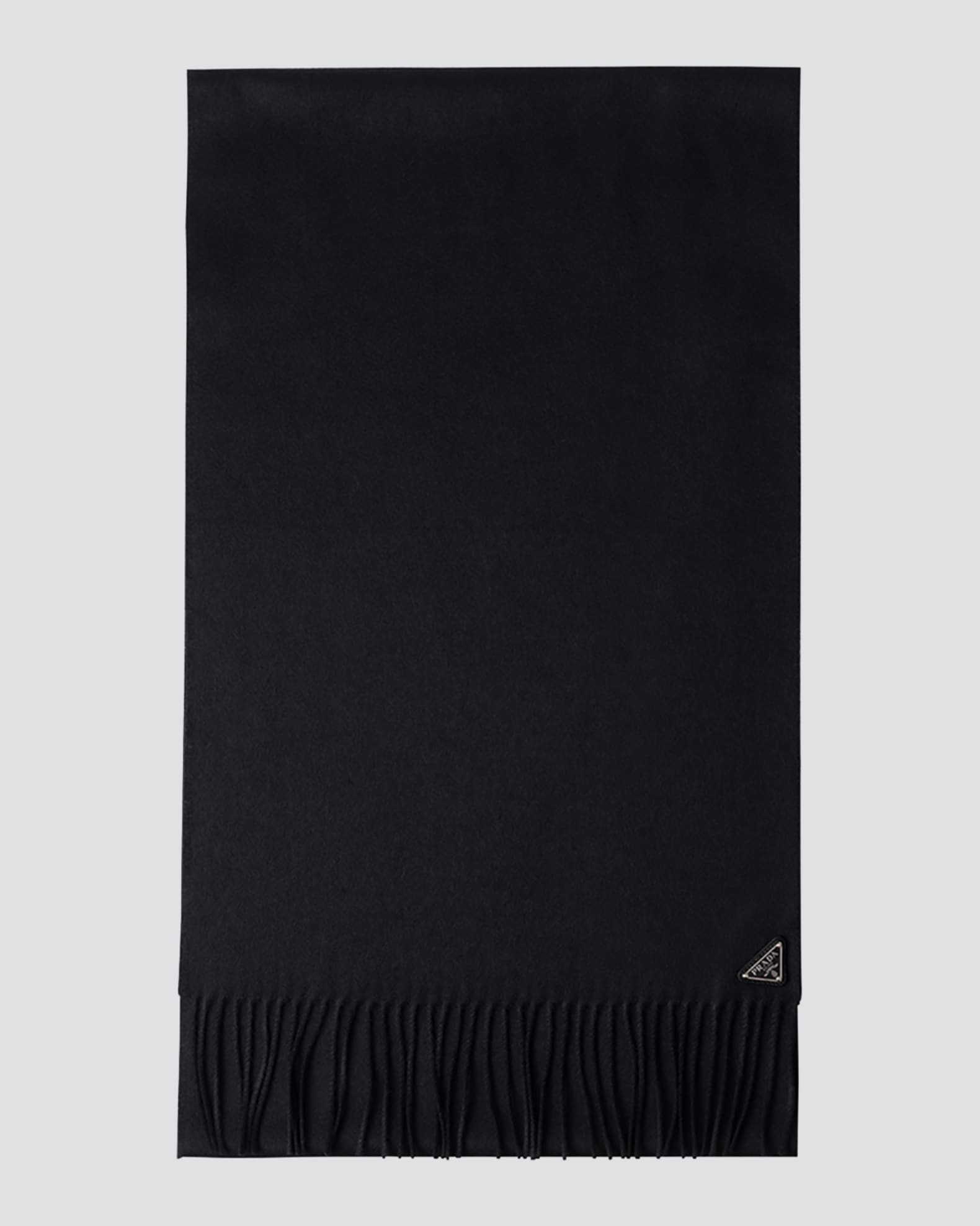 Fringe Silk & Cashmere Scarf 0
