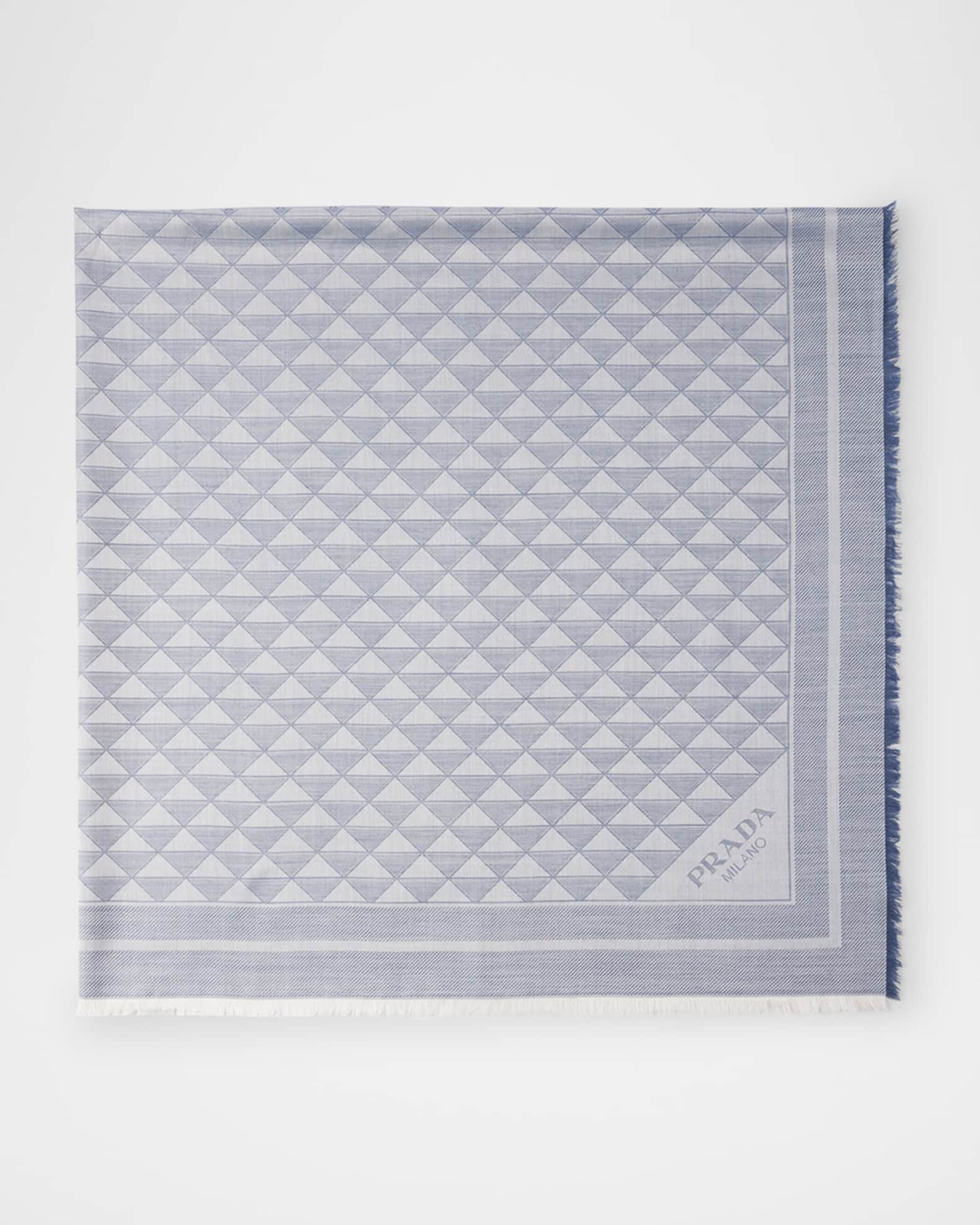 Logo Silk And Wool Shawl 0